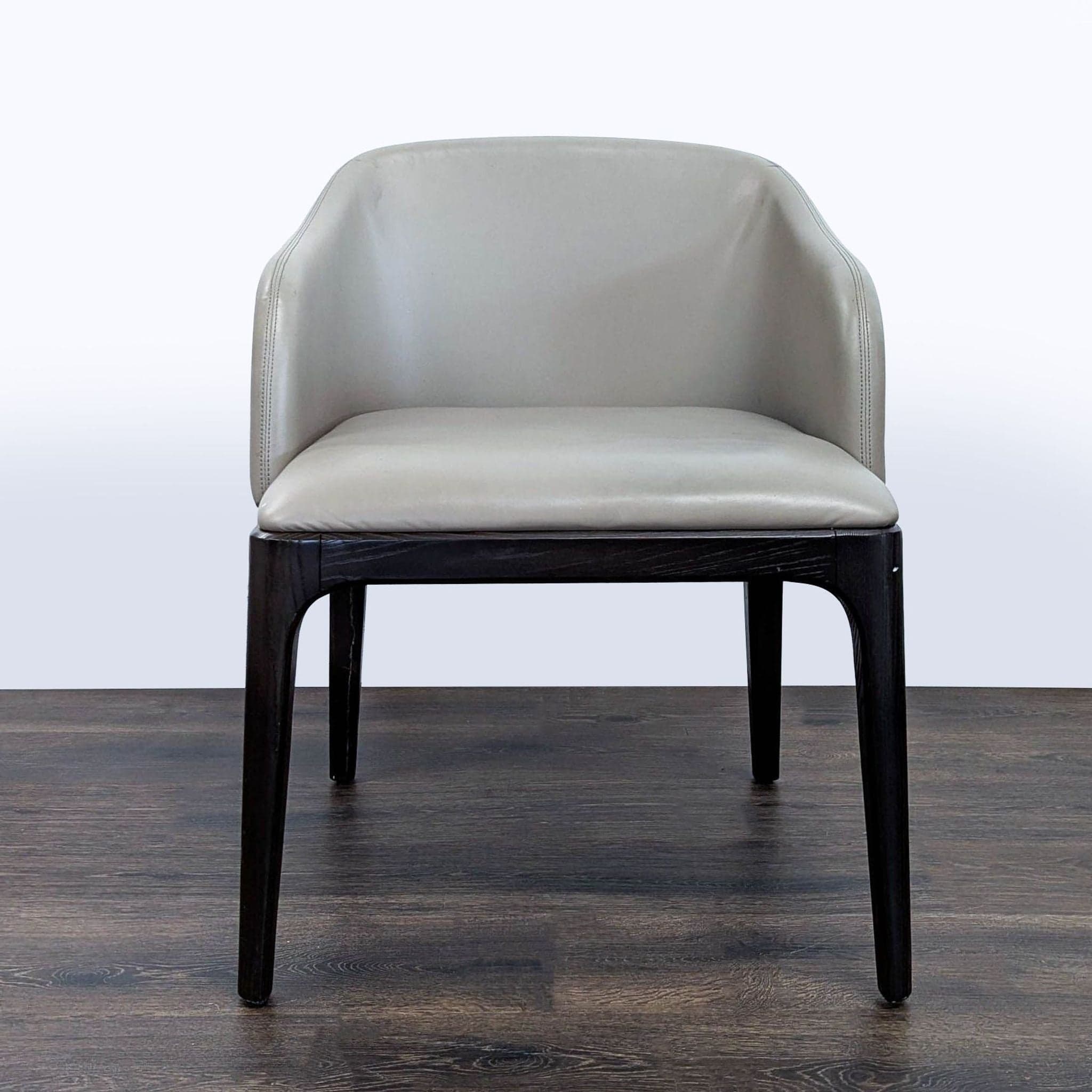 Moniker Home Modern Extendable Dining Table with 8 Restoration Hardware Leather Chairs - Thumbnail 11