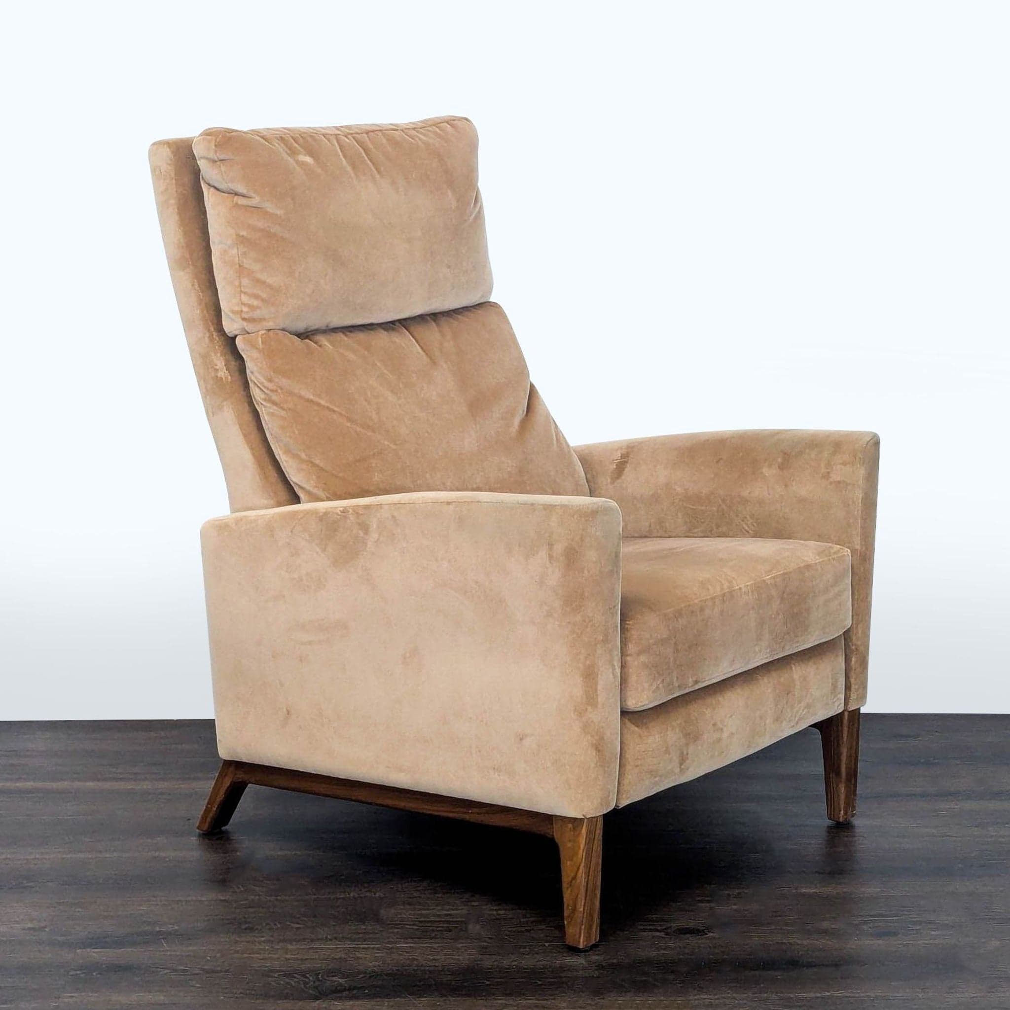 Room and Board Tan Power Recliner Lounge Chair - Thumbnail 3