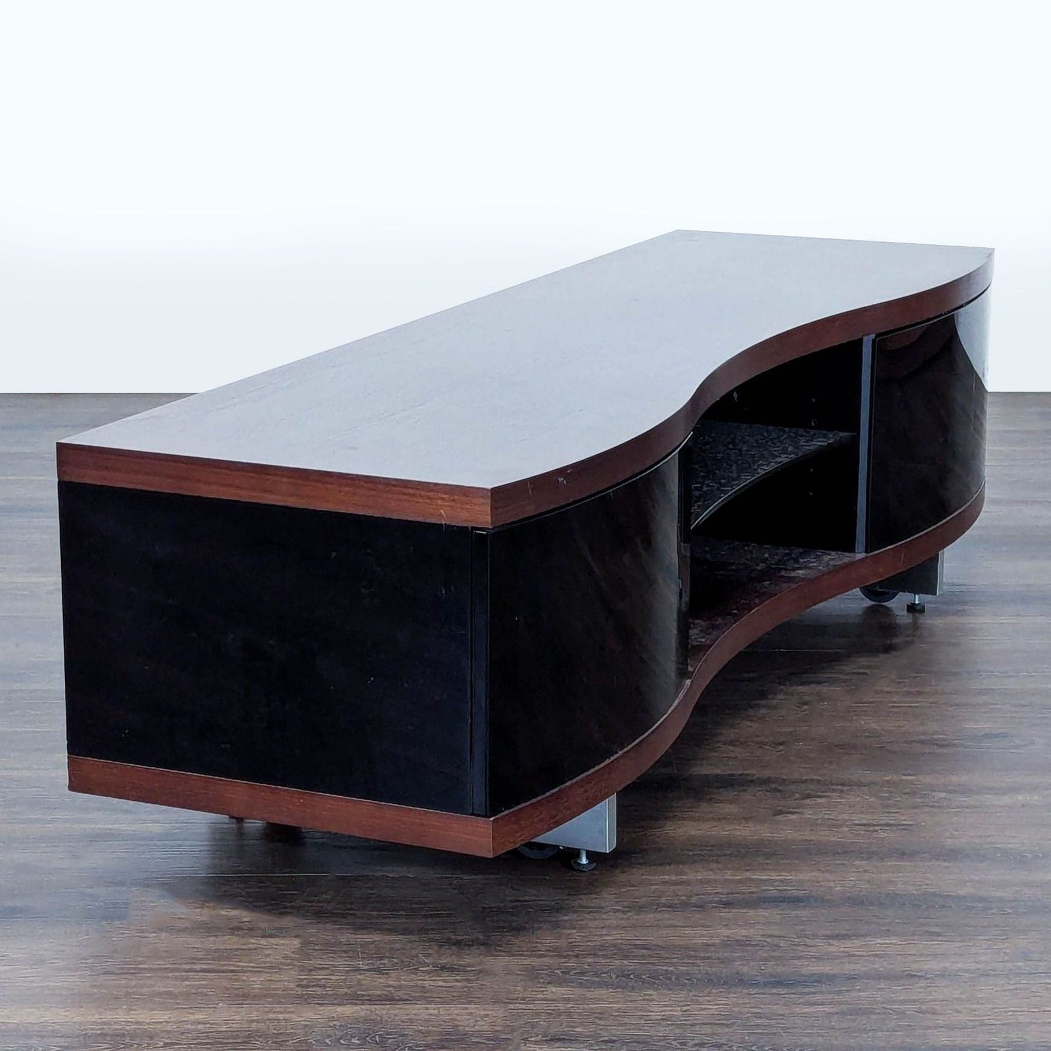 BDI Ola Chocolate Curved TV Cabinet - Thumbnail 3