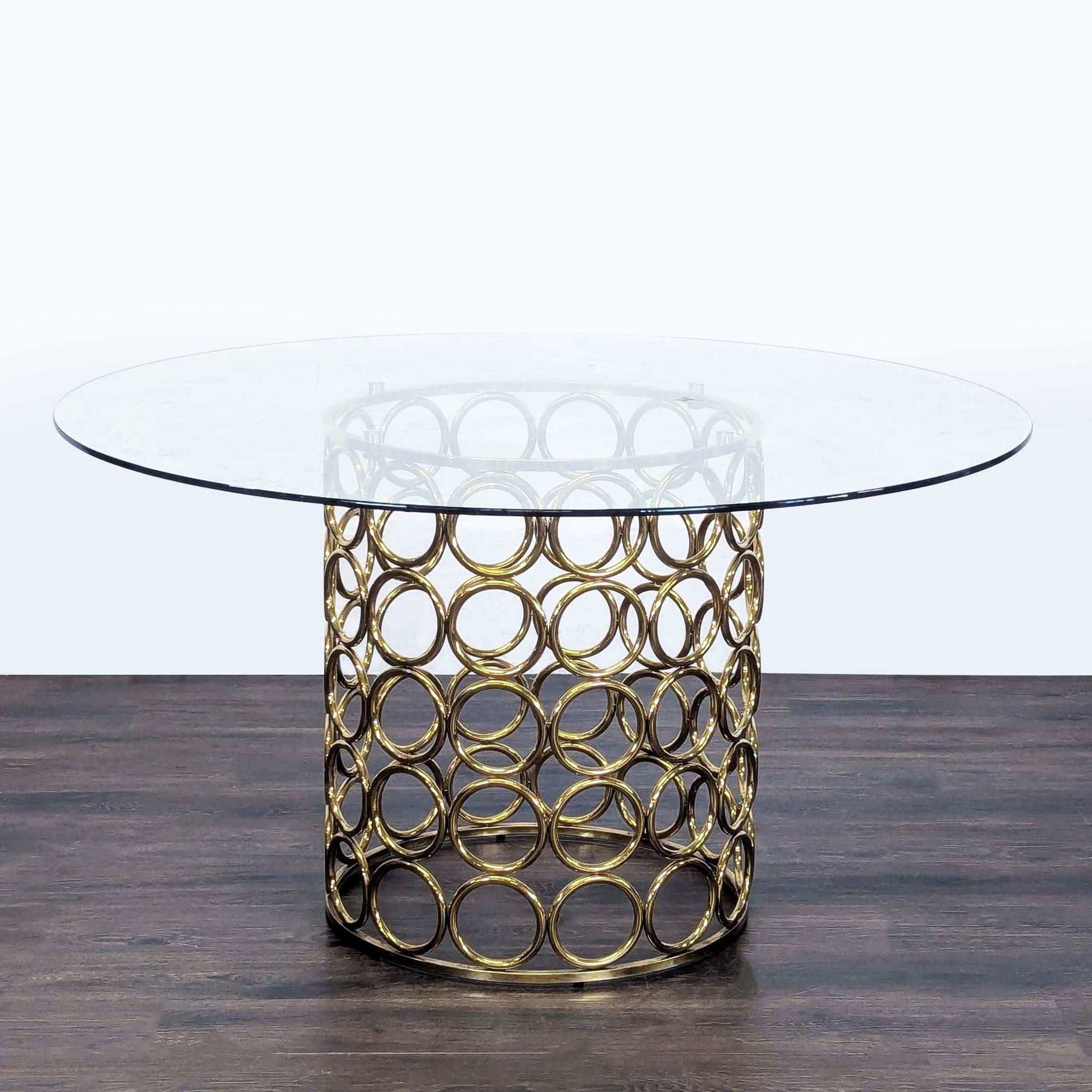 Meridian Opal Contemporary Dining Table - Image 1