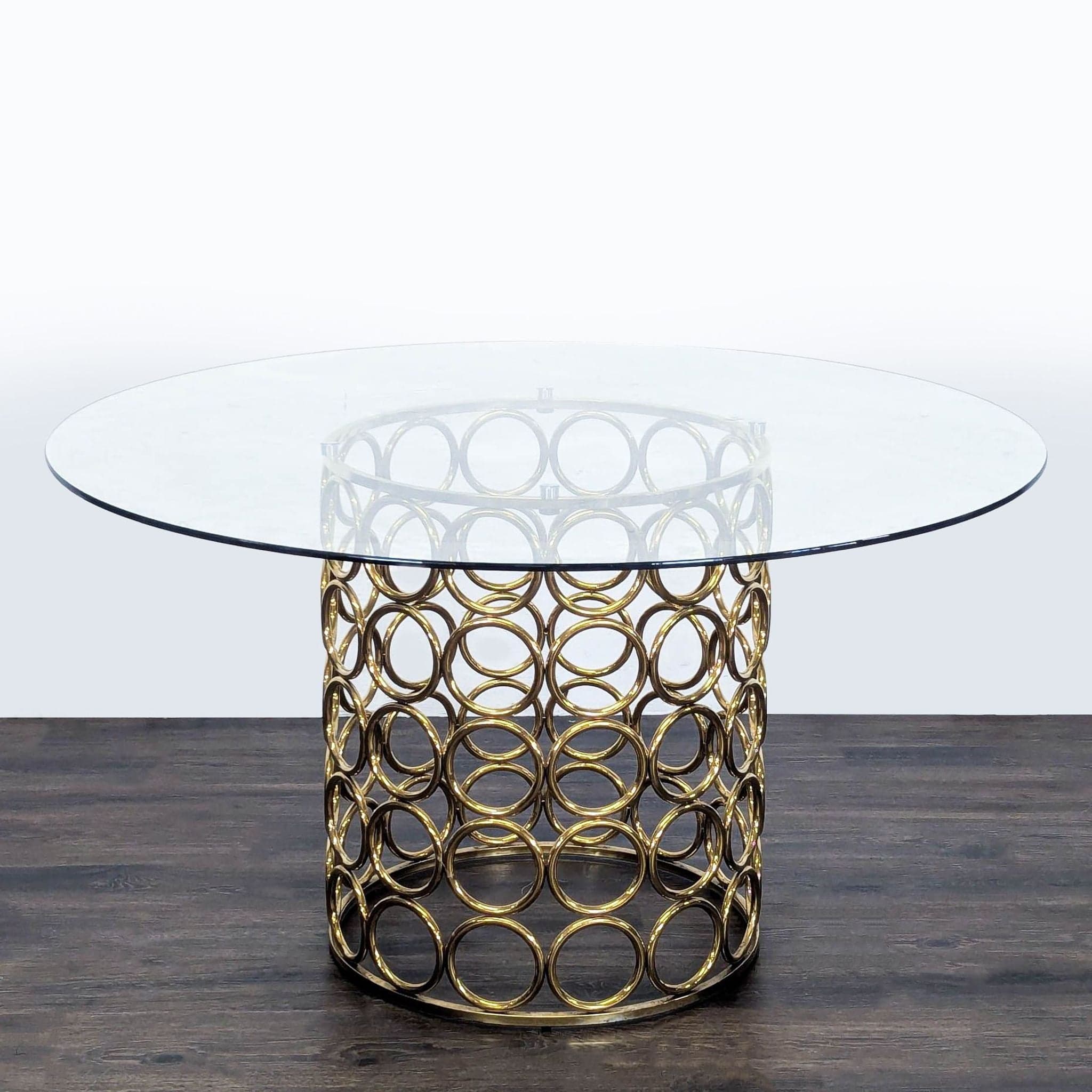 Meridian Opal Contemporary Dining Table - Thumbnail 2