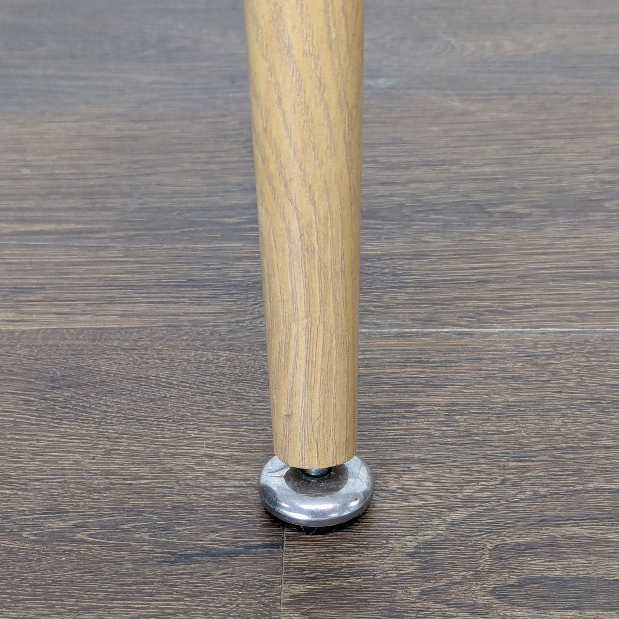 Glass Top Dining Table on Metal Base - Thumbnail 6