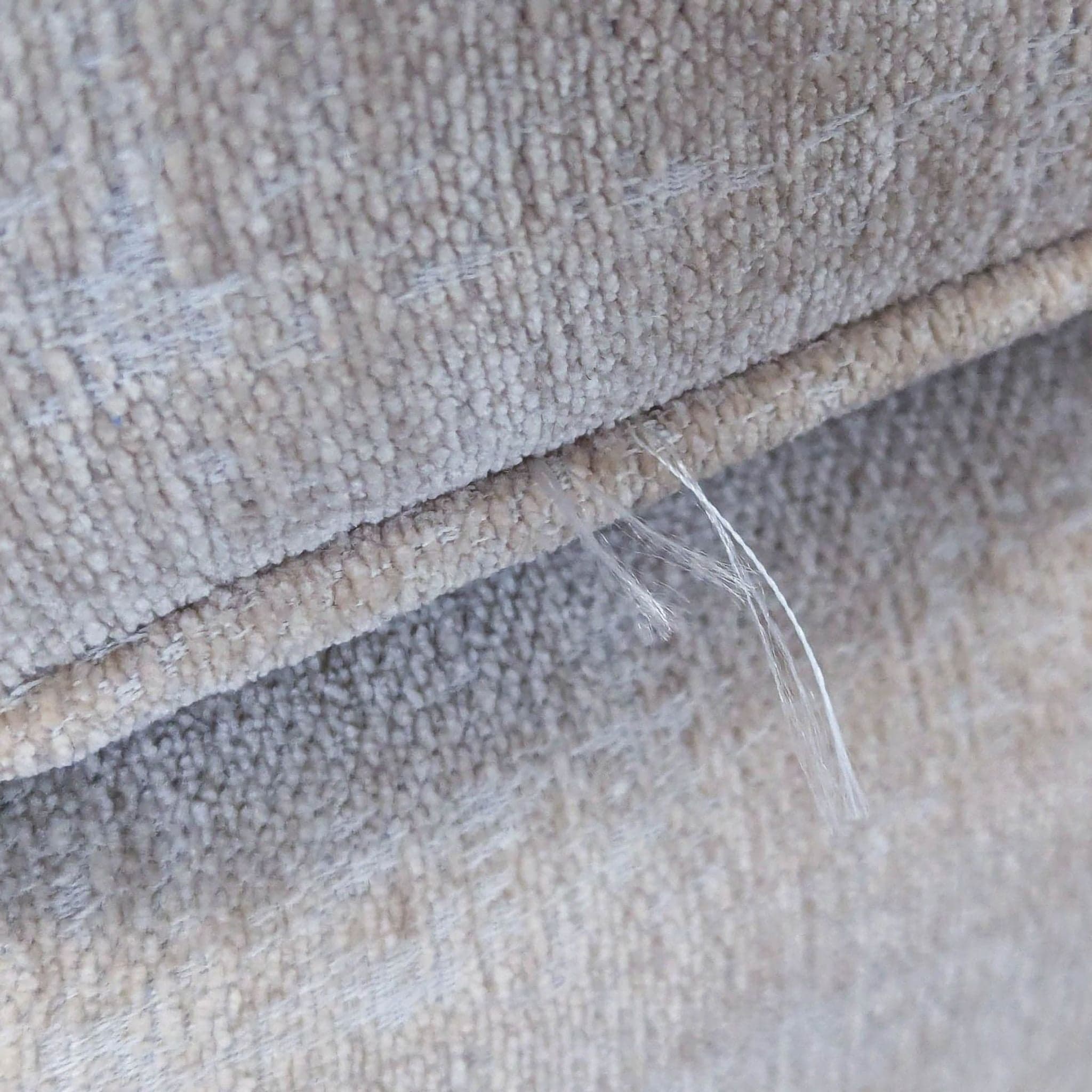 Upholstered Ottoman with Bun Feet - Thumbnail 7