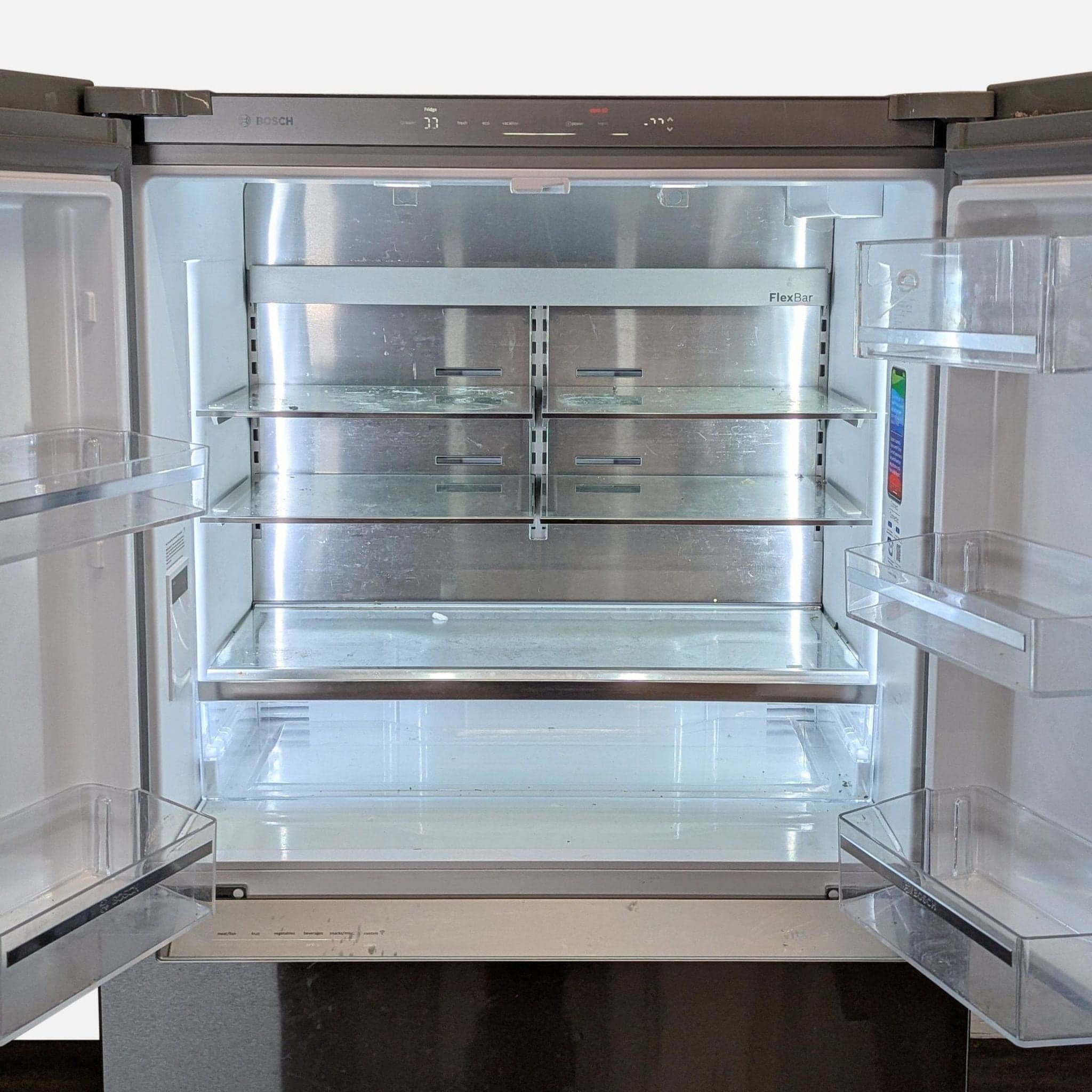 Bosch French Door Refrigerator with Bottom Freezer Drawers – Stainless Steel - Thumbnail 9