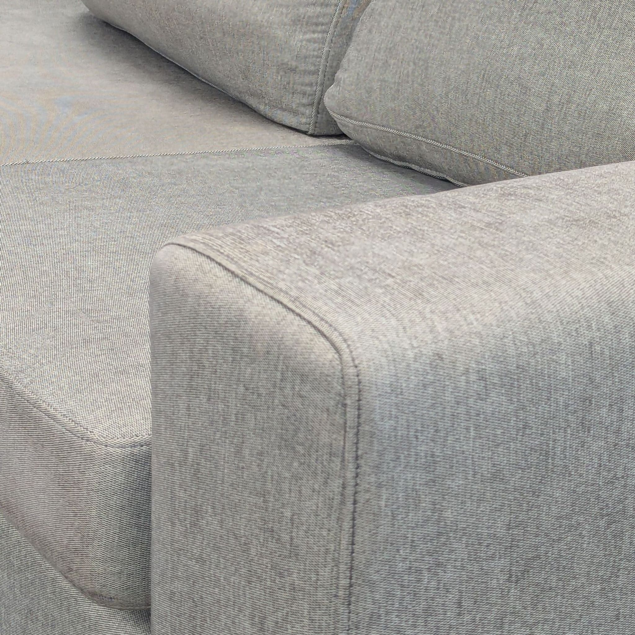 BoConcept Modern Light Gray Sectional with Adjustable Headrests - Thumbnail 6