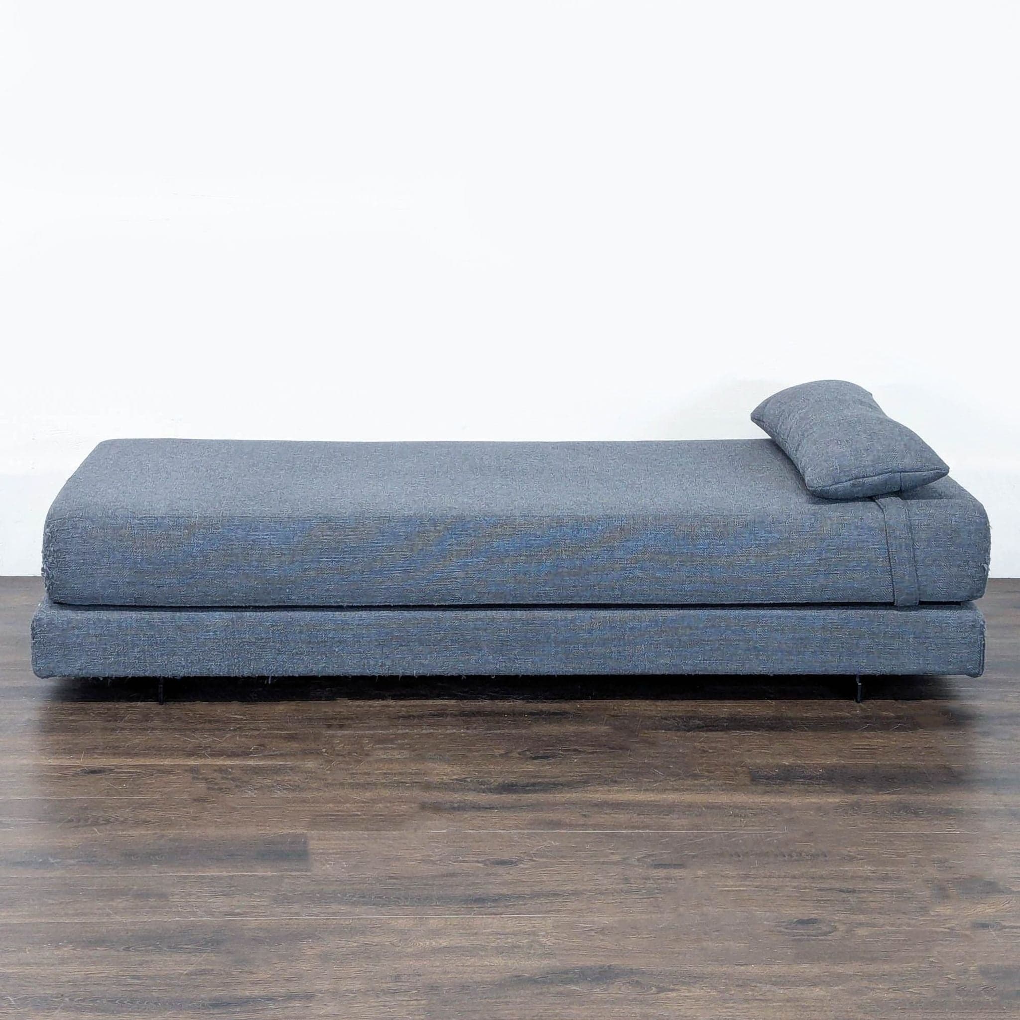 Design Within Reach Blue Modern Daybed Sofa with Pillow - Thumbnail 5