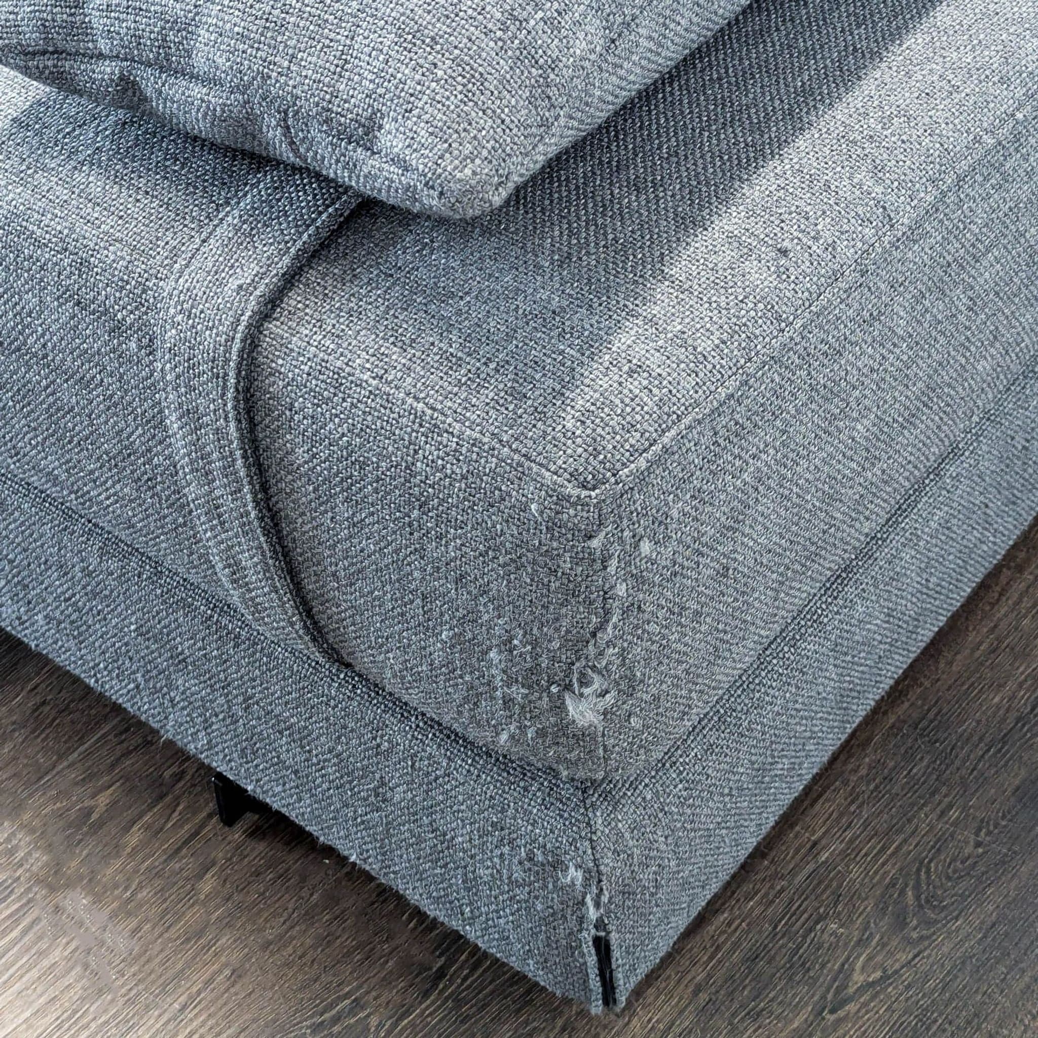 Design Within Reach Blue Modern Daybed Sofa with Pillow - Thumbnail 8