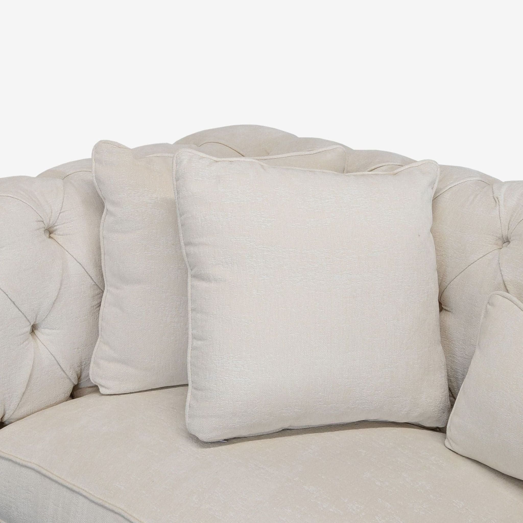 Classic 3-Seat Tufted Chesterfield Sofa with Nailhead Trim - Thumbnail 6