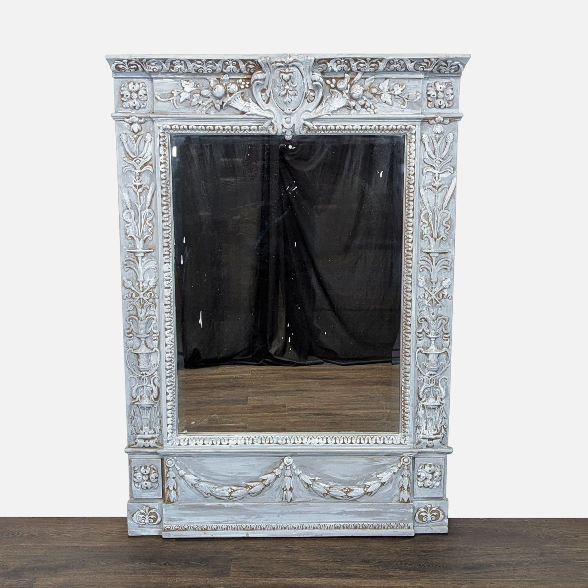 Goalmaker Carved Mirror - Image 1