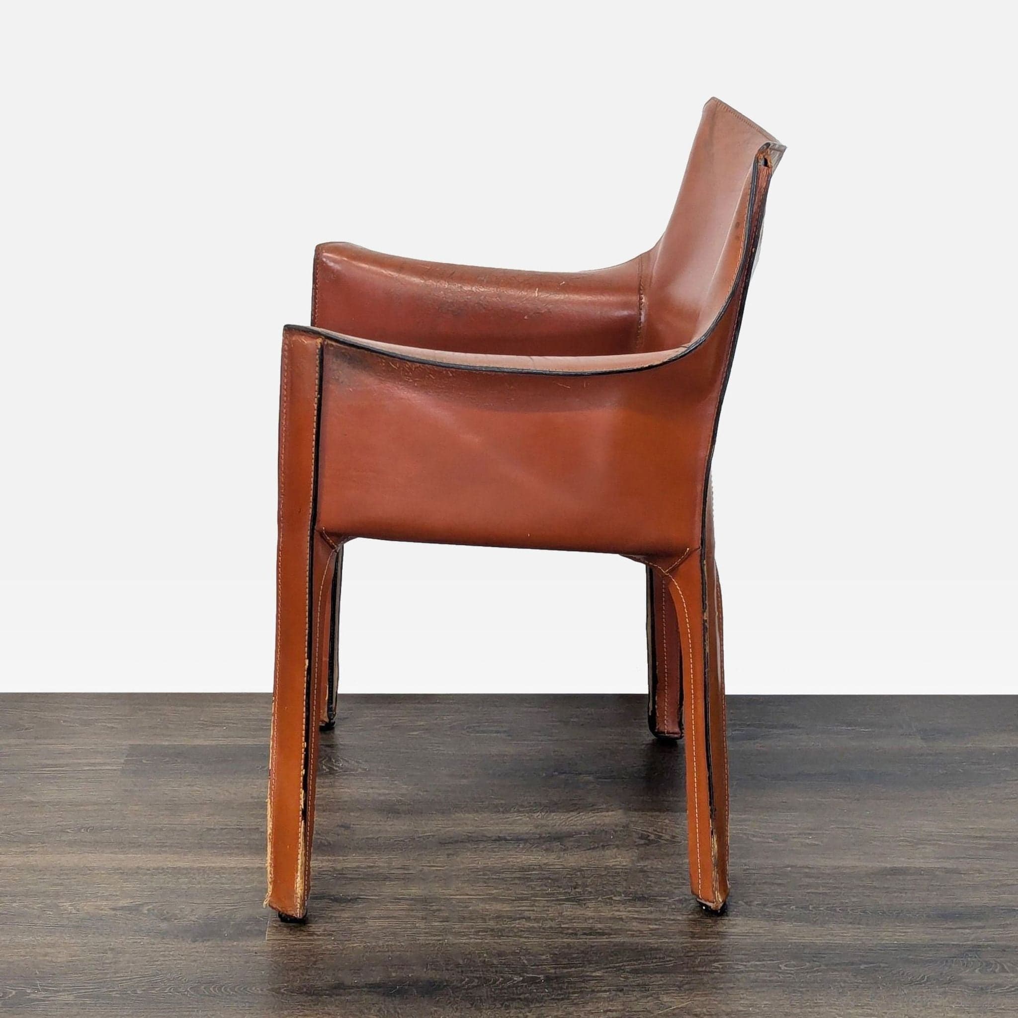 Set of Six Vintage Mario Bellini Dining Chairs for Cassina Cab - Thumbnail 12