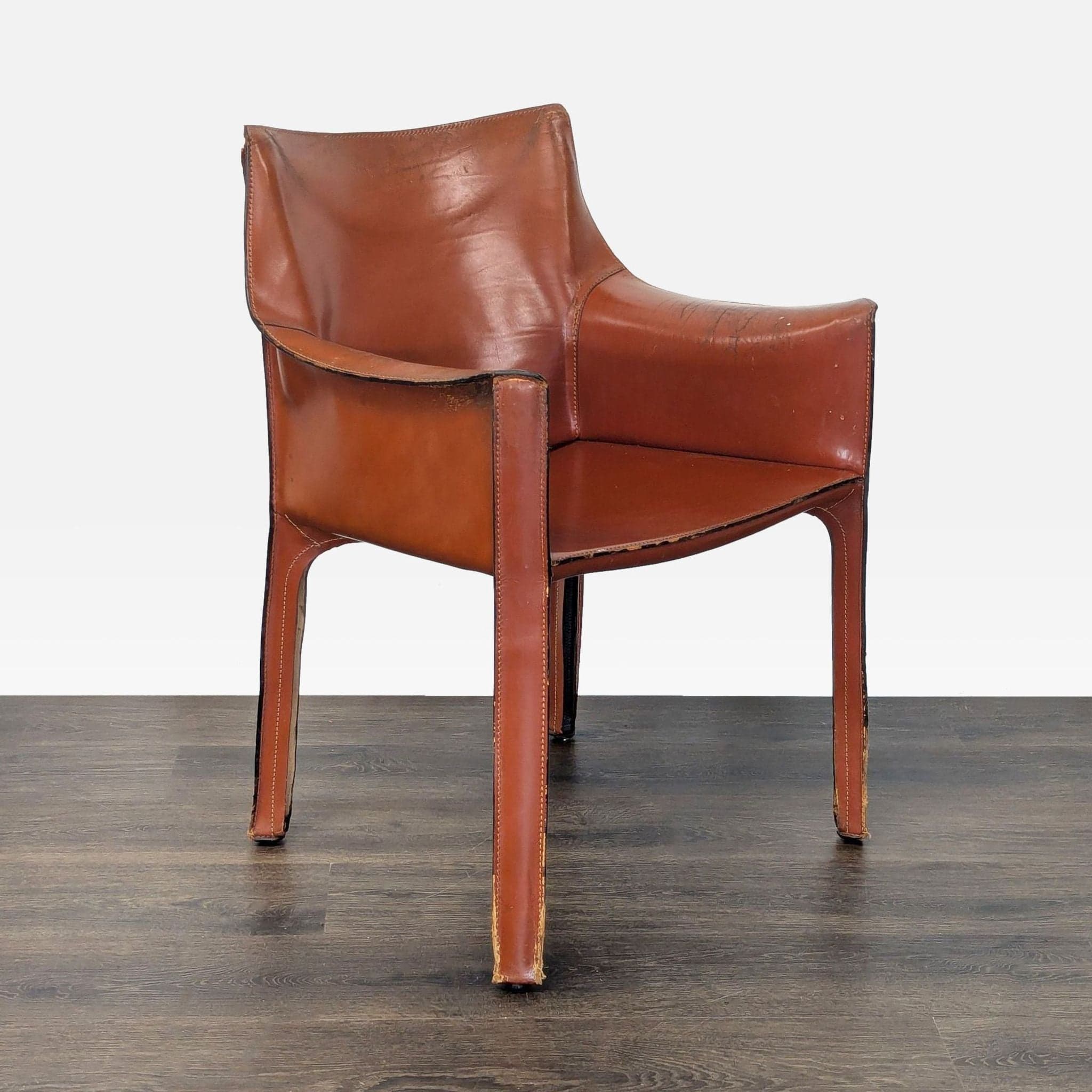 Set of Six Vintage Mario Bellini Dining Chairs for Cassina Cab - Thumbnail 15