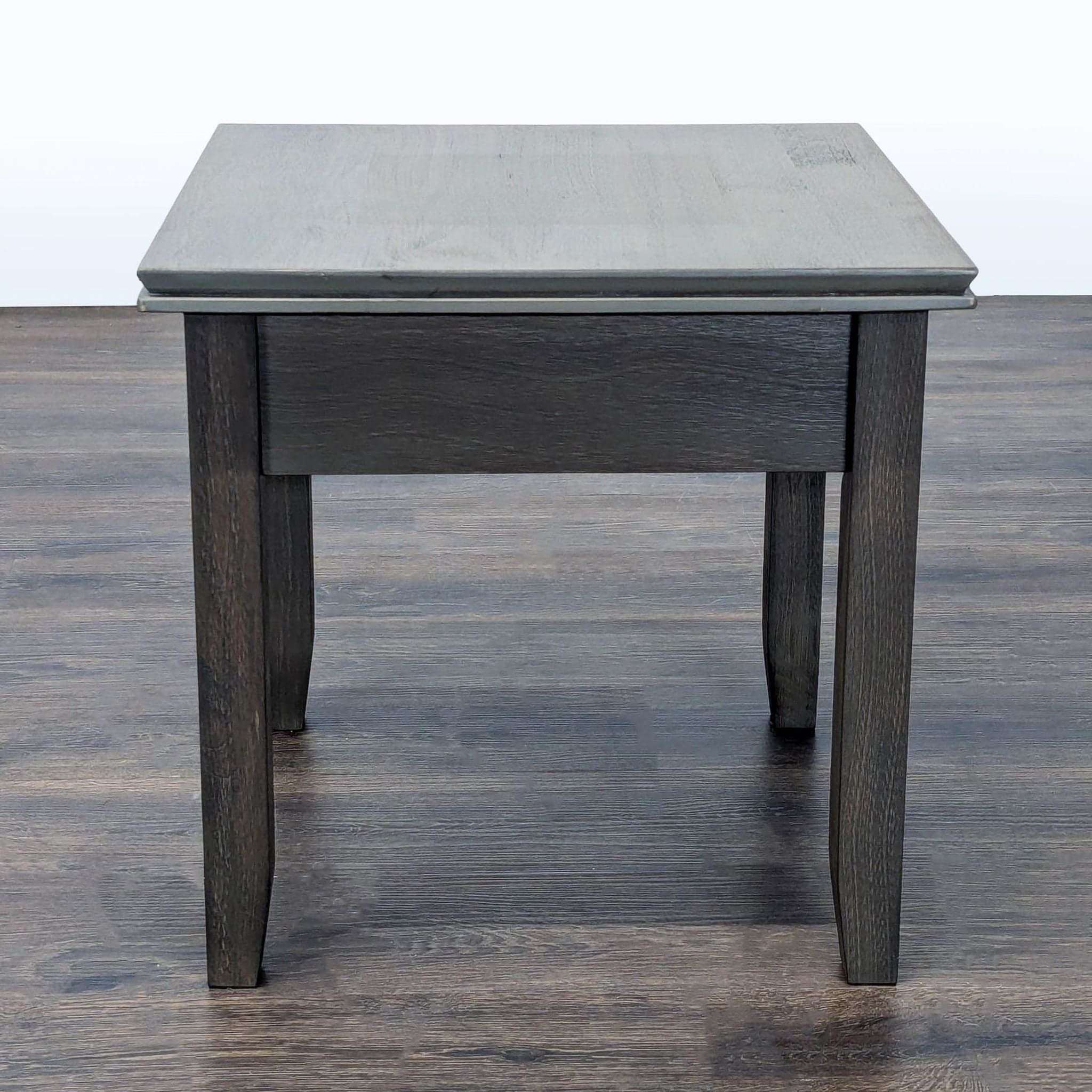 Lark Manor Wood One Drawer End Table - Thumbnail 4