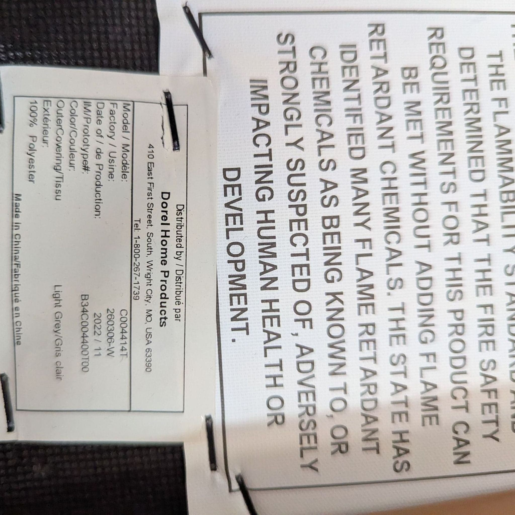 Dorel Home Brandon Dining Chair - Thumbnail 6