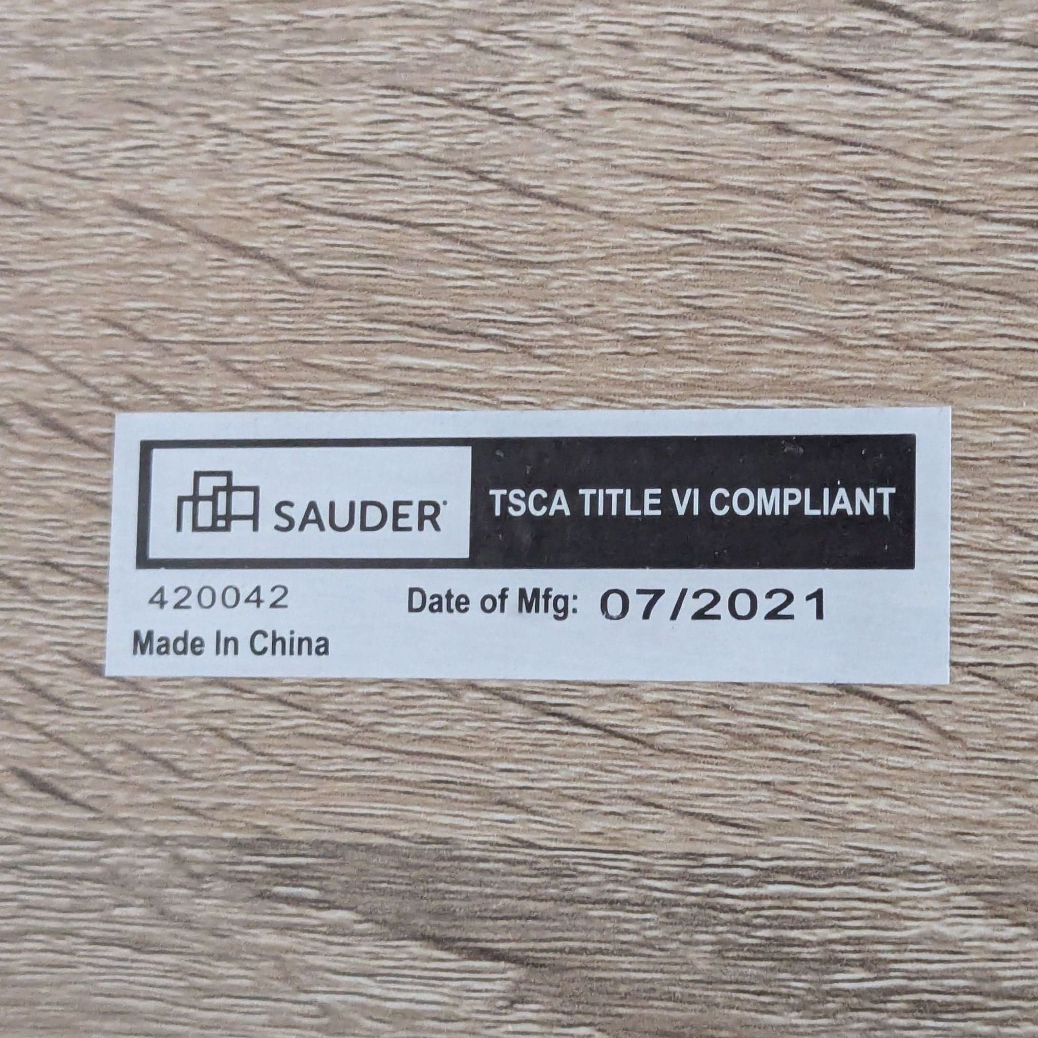 Sauder North Avenue Narrow Metal and Wood Console Table - Thumbnail 6