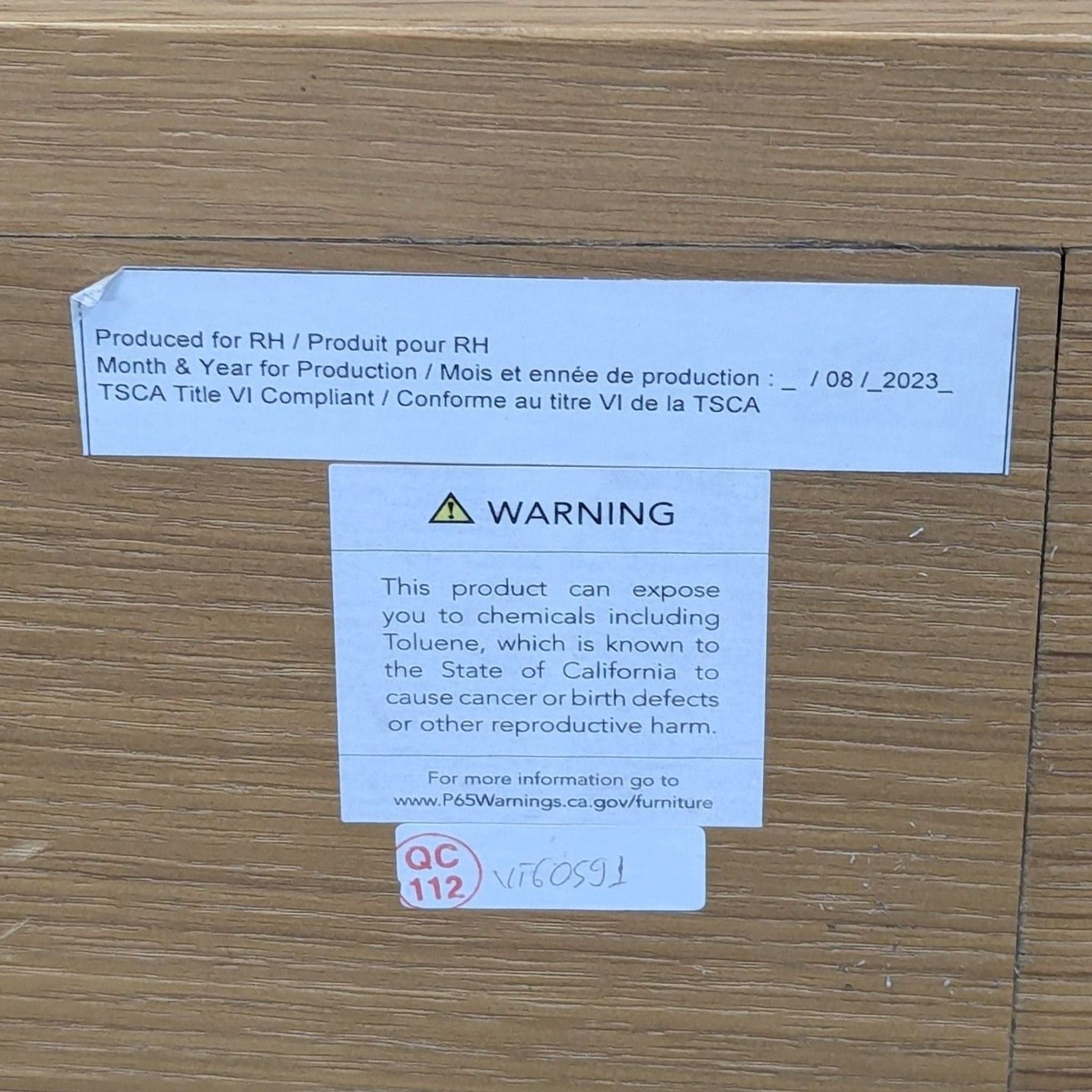 Restoration Hardware Ligne Three Drawer Nightstand - Thumbnail 5