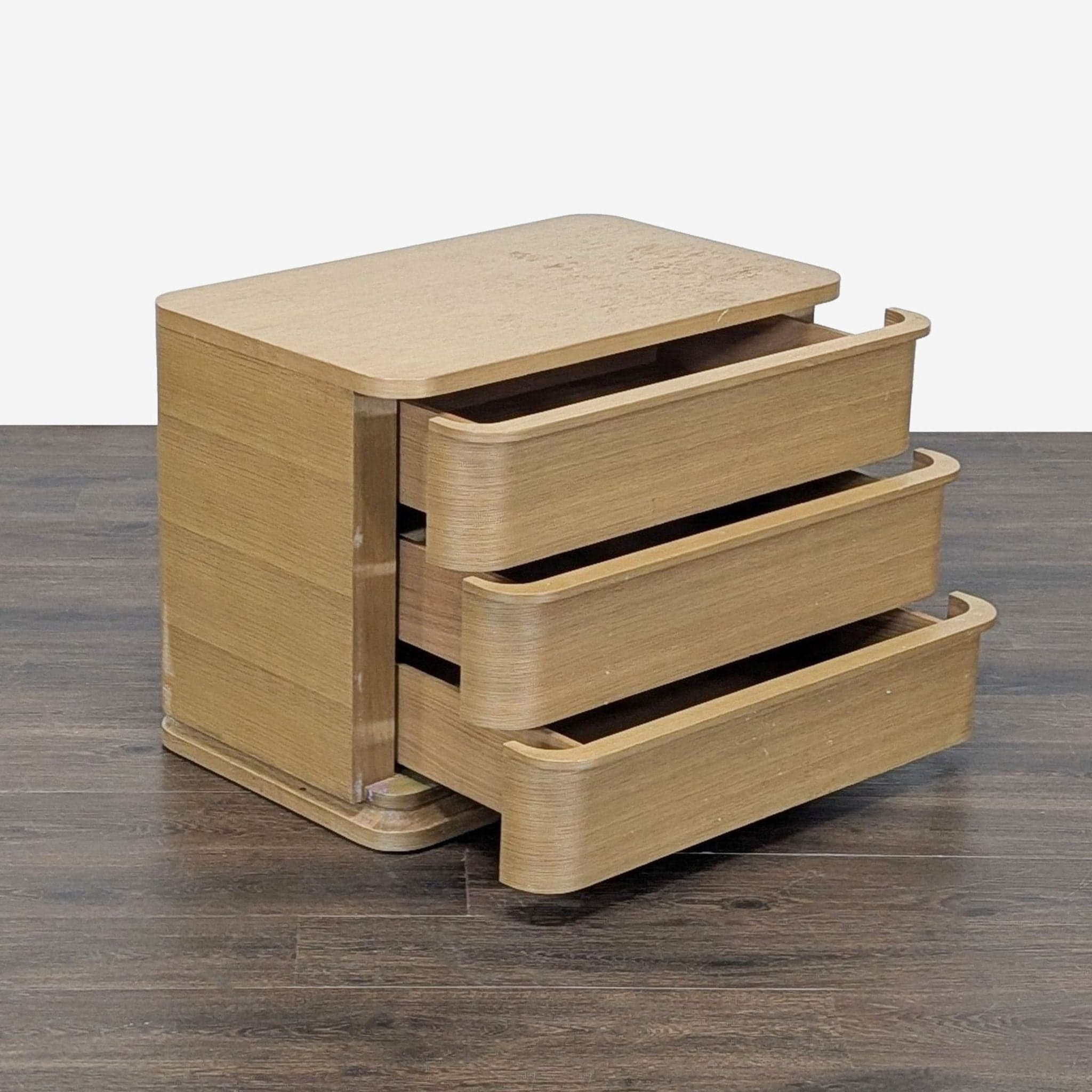 Restoration Hardware Ligne Three Drawer Nightstand - Thumbnail 2