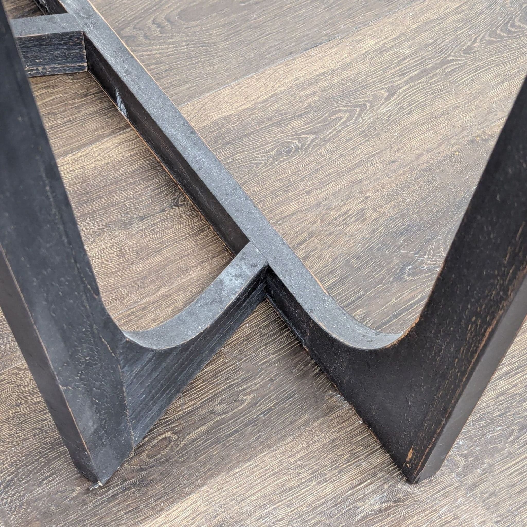 Cozayh Home Demi-Lune Wood Console Table - Thumbnail 6