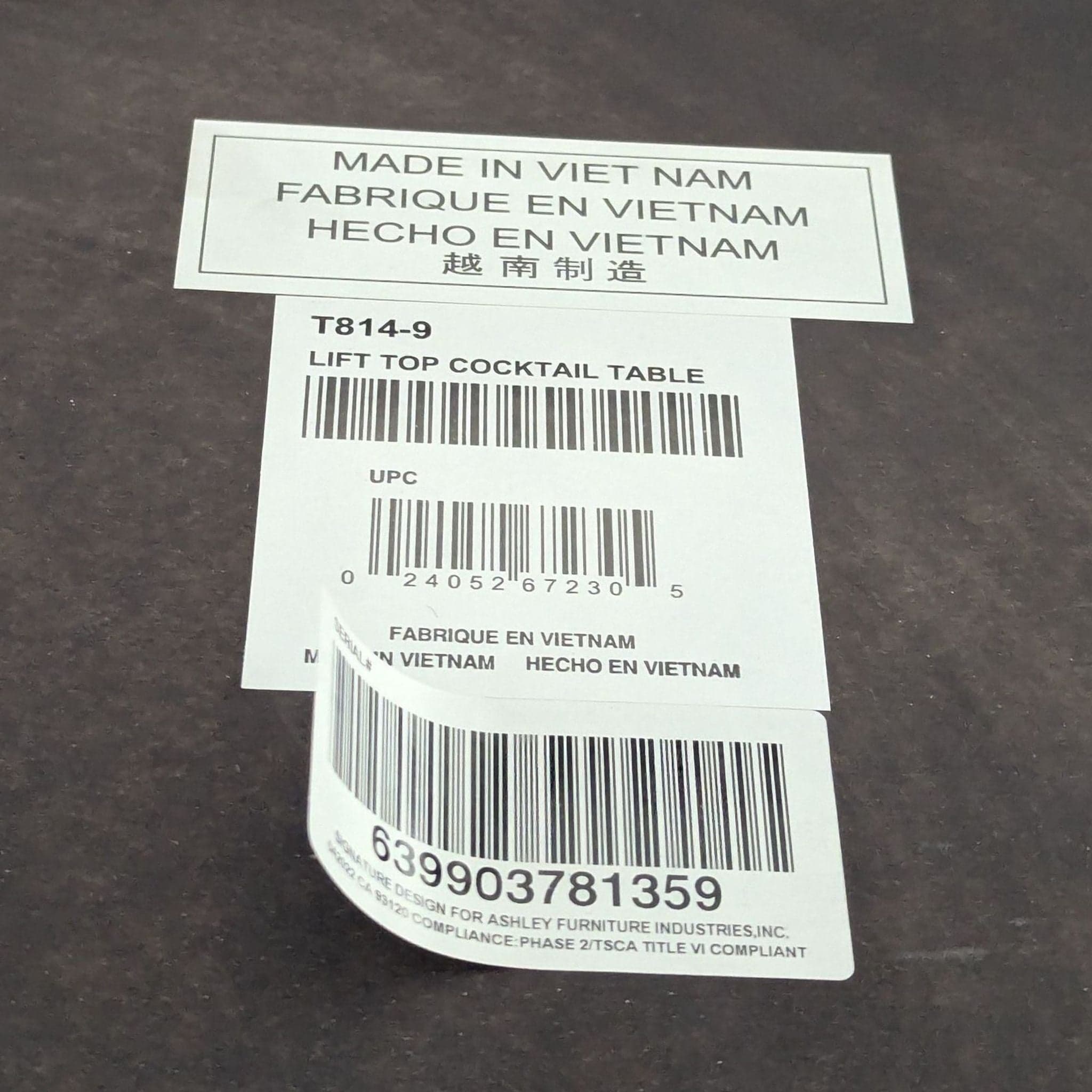 Ashley Furniture Havalance Lift-Top Coffee Table - Thumbnail 9