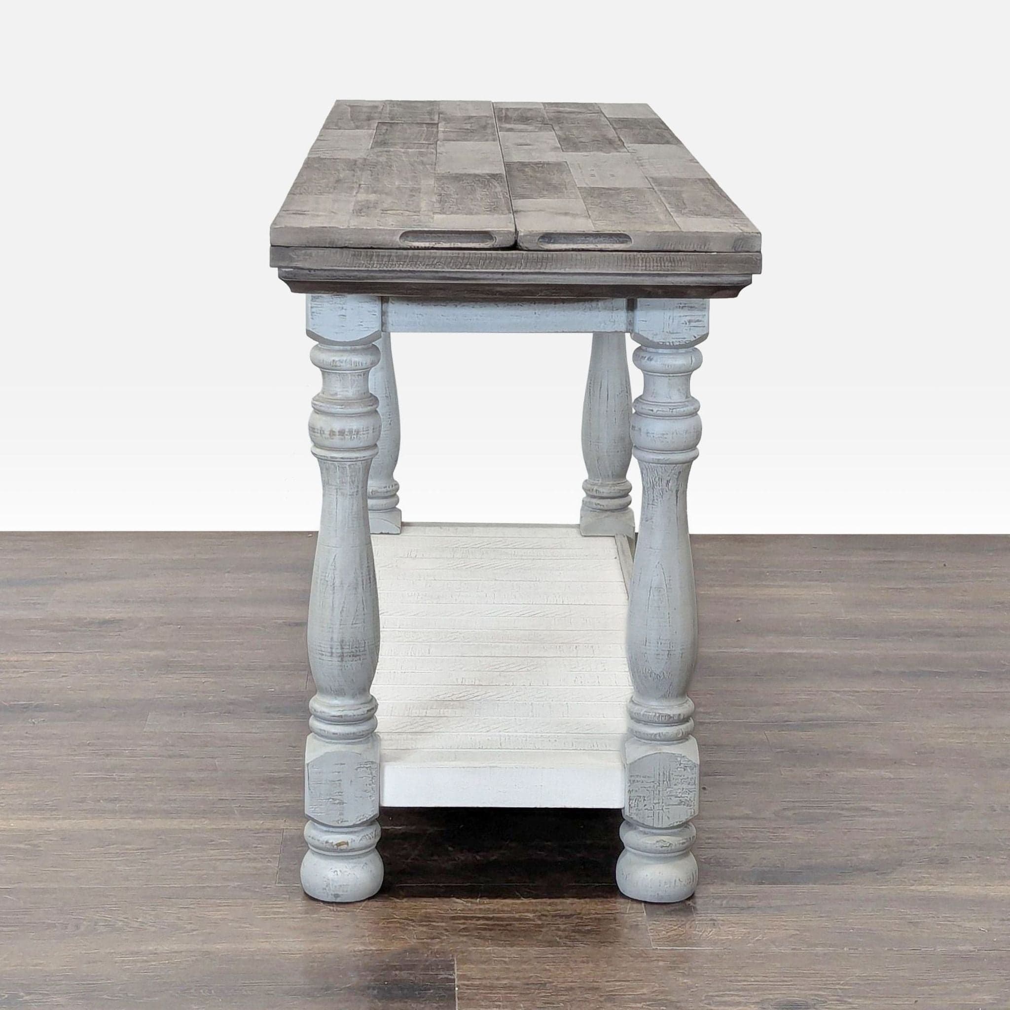 Ashley Furniture Havalance Flip-Top Sofa/Console Table - Thumbnail 7