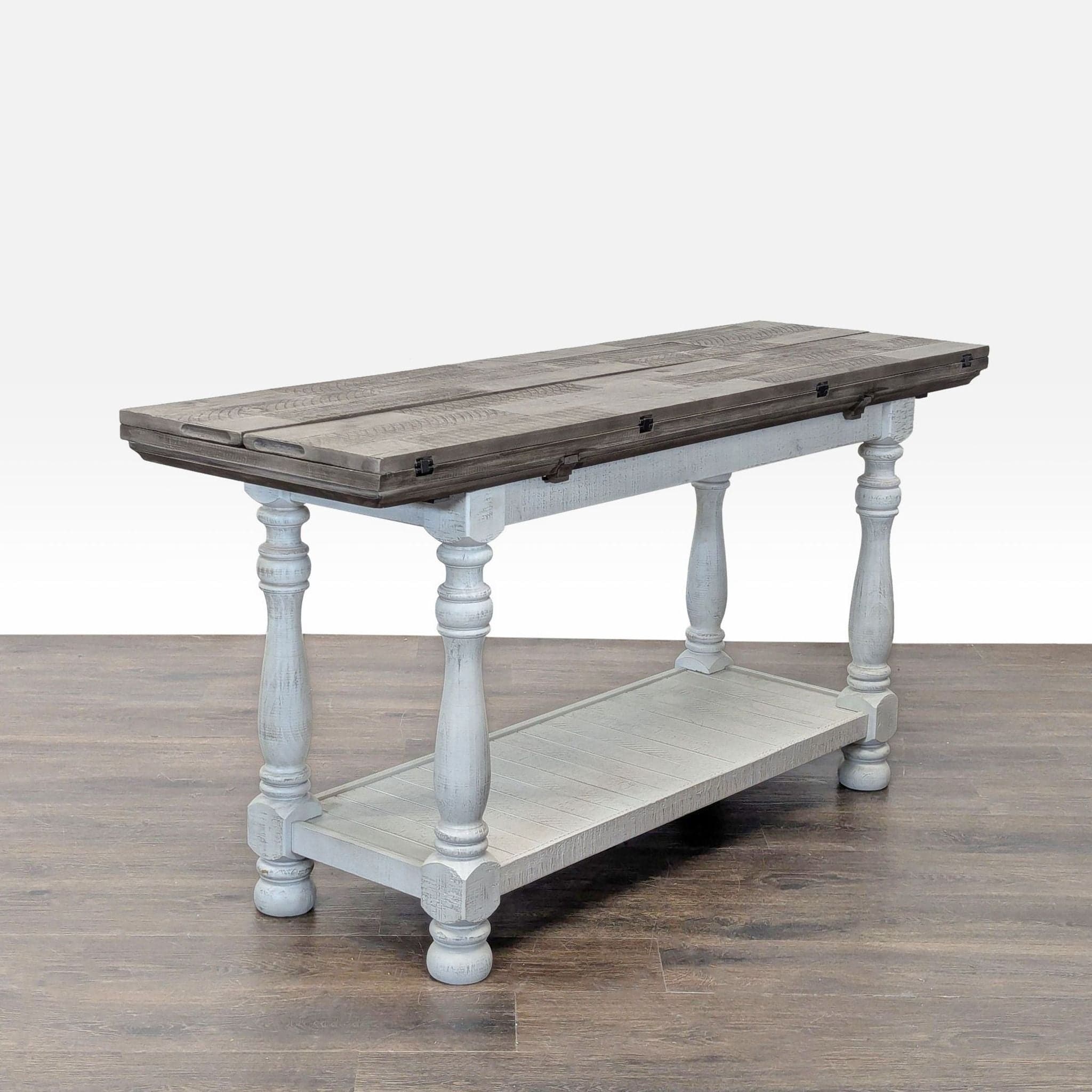 Ashley Furniture Havalance Flip-Top Sofa/Console Table - Thumbnail 6