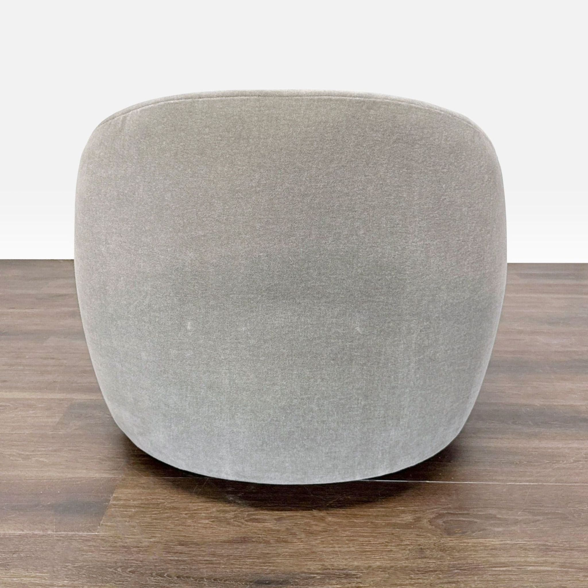 Maiden Home Oliver Modern Swivel Lounge Chair in Limestone - Thumbnail 4