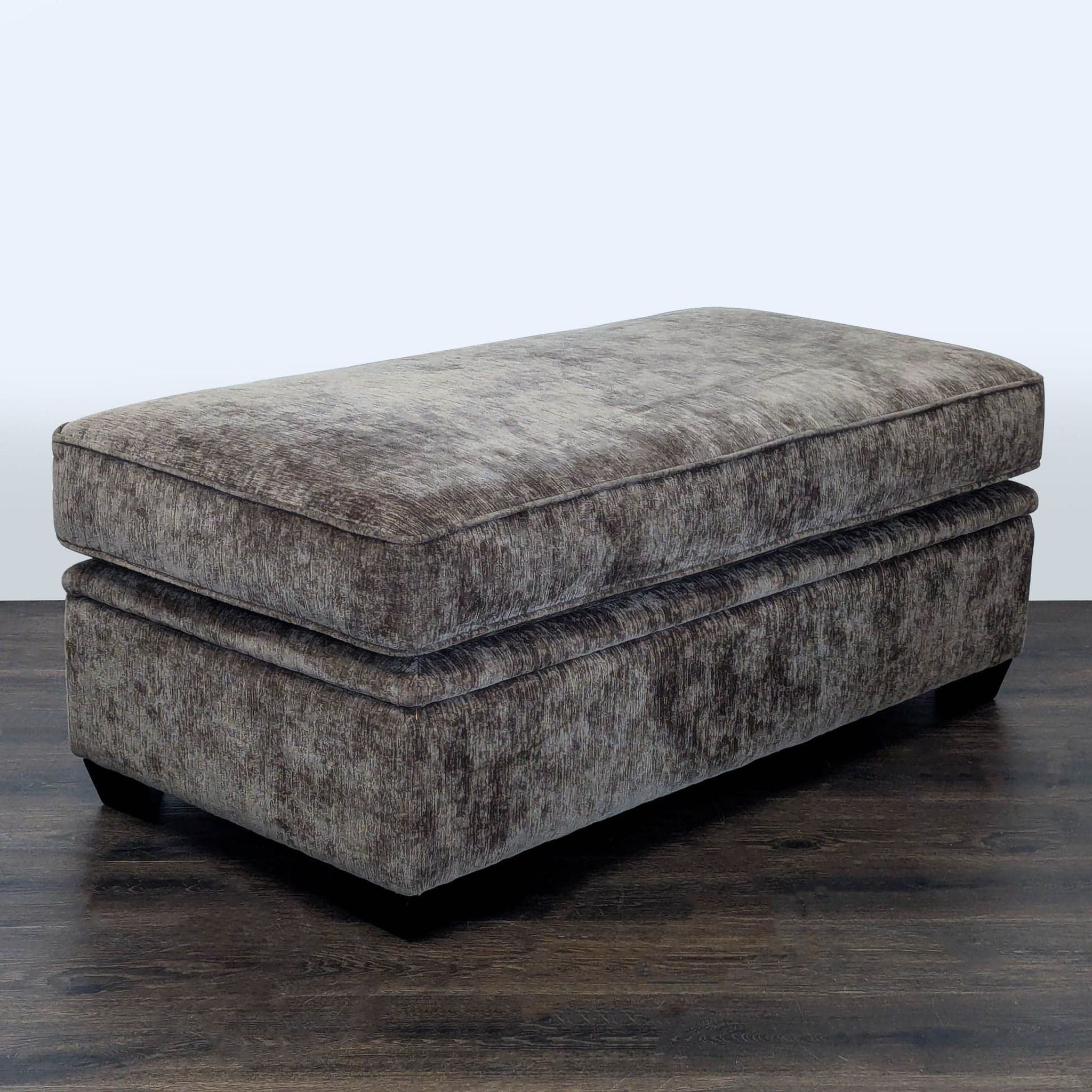 Upholstered Storage Ottoman - Thumbnail 3