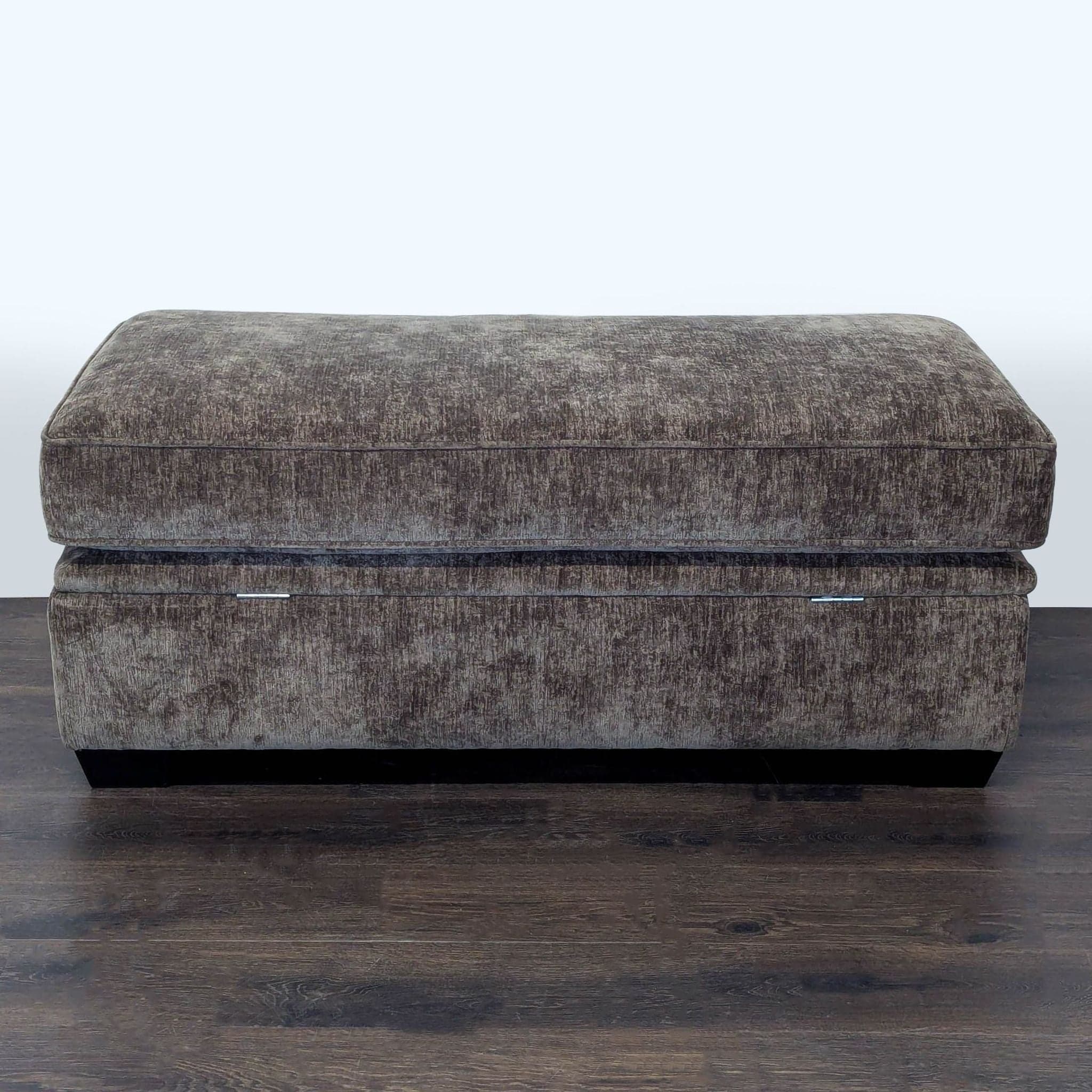 Upholstered Storage Ottoman - Thumbnail 5