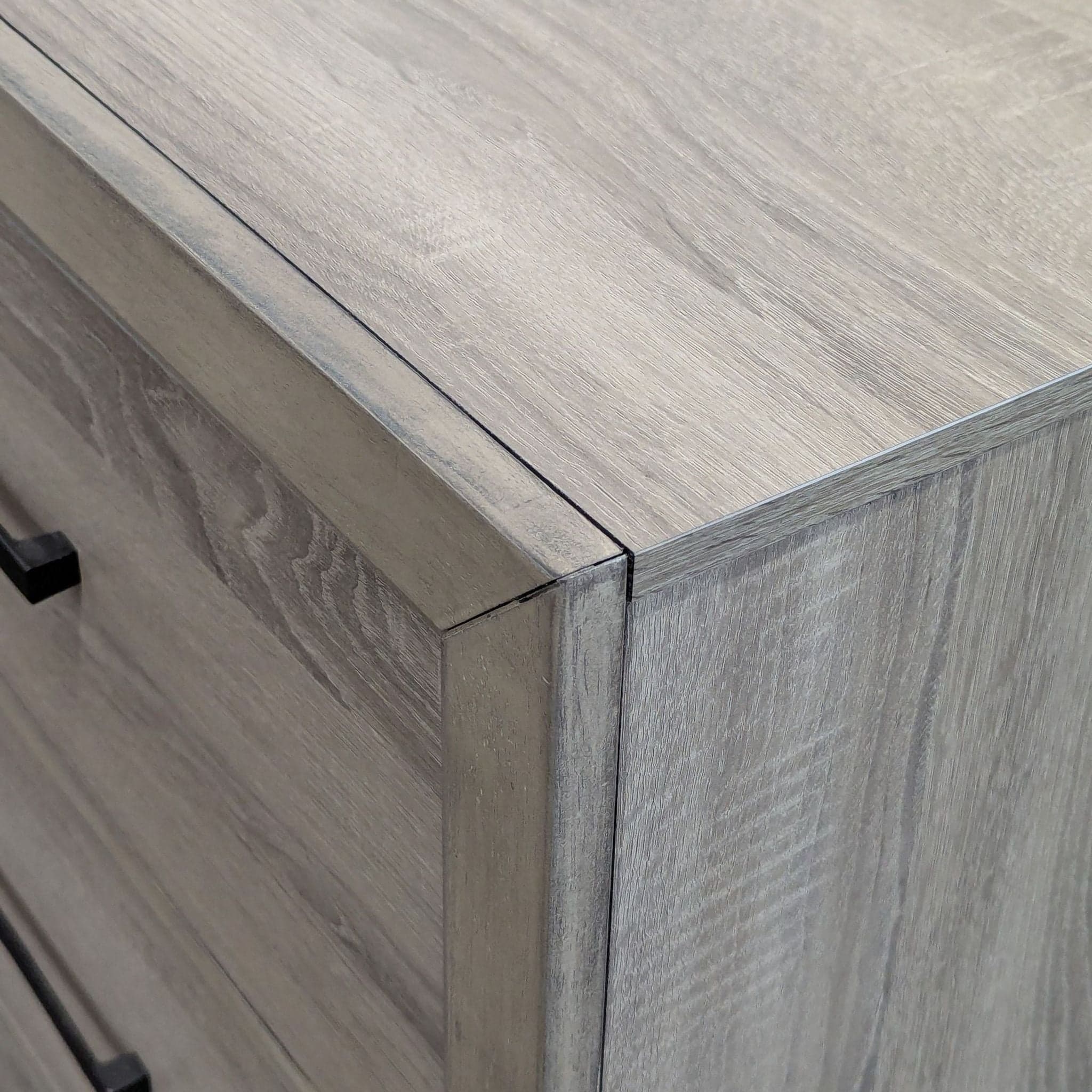 Home Meridian Modern 6-Drawer Dresser with Black Handles - Thumbnail 9