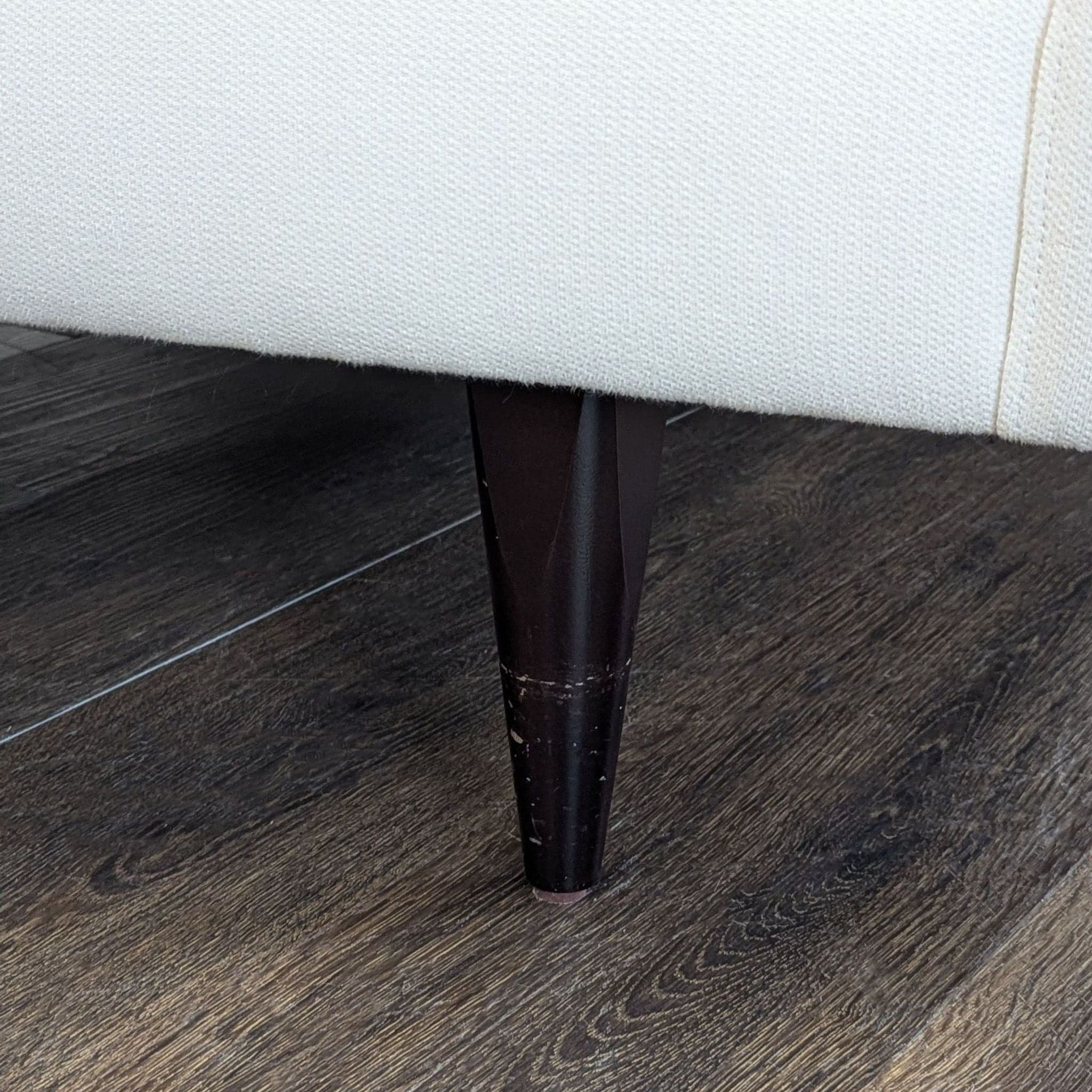 Crate and Barrel Petrie Modern 3-Seat Sofa - Cream Upholstery - Thumbnail 7