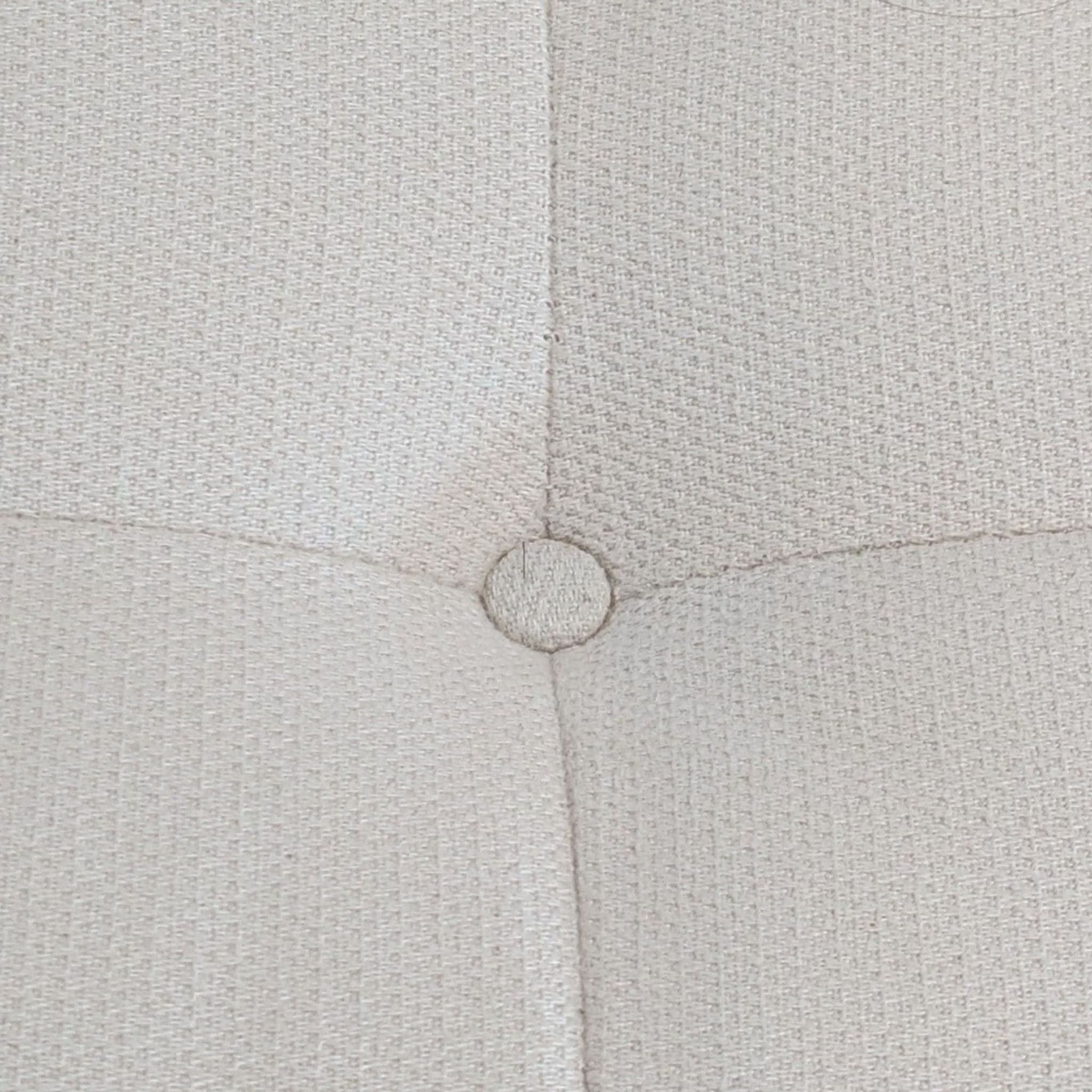 Crate and Barrel Petrie Modern 3-Seat Sofa - Cream Upholstery - Thumbnail 8