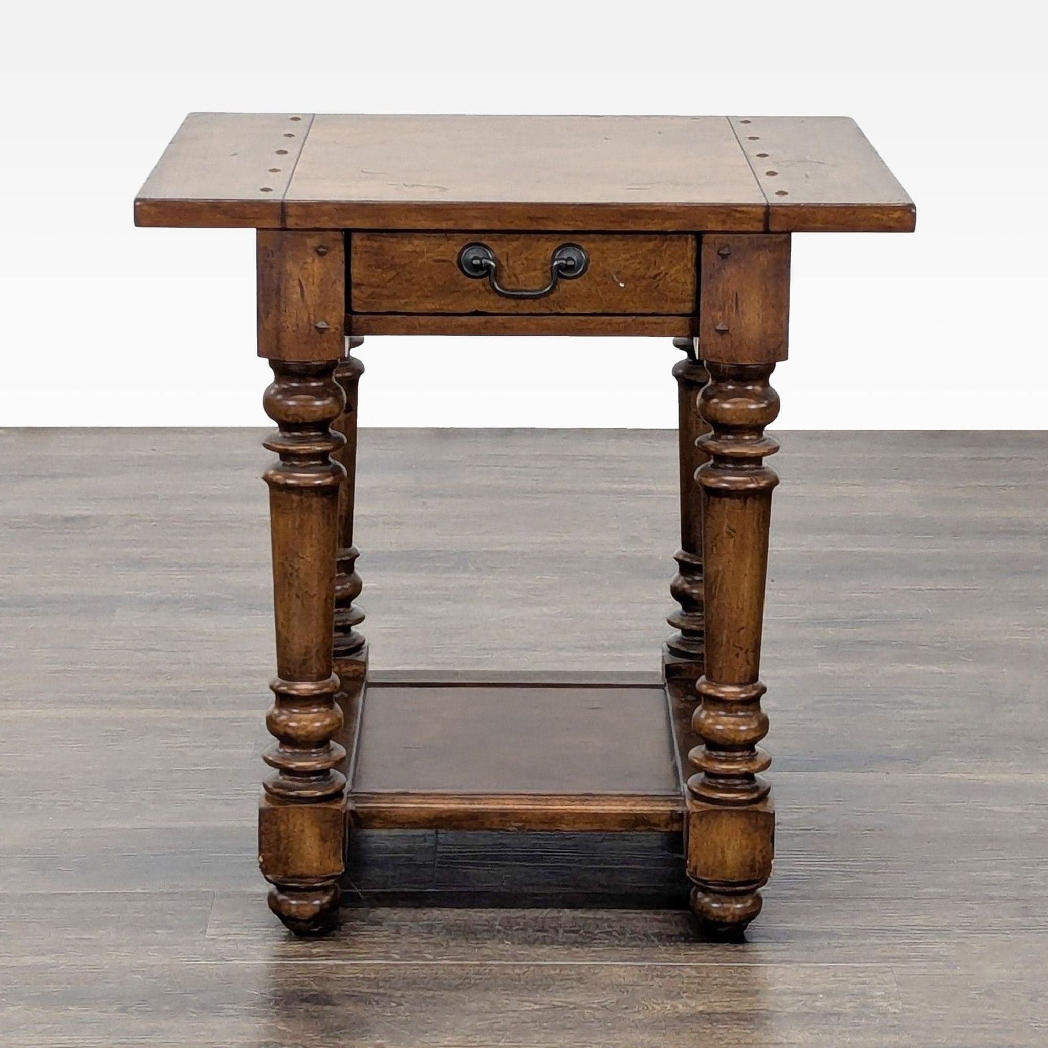 Pottery Barn One Drawer Side Table - Image 1