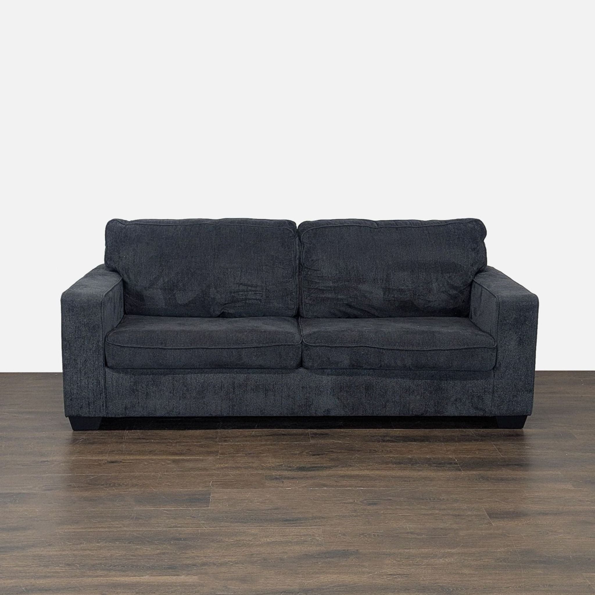 Ashley Furniture Altari Dark Gray Queen Sleeper Sofa – Comfortable Modern Pull-Out Couch - Image 1