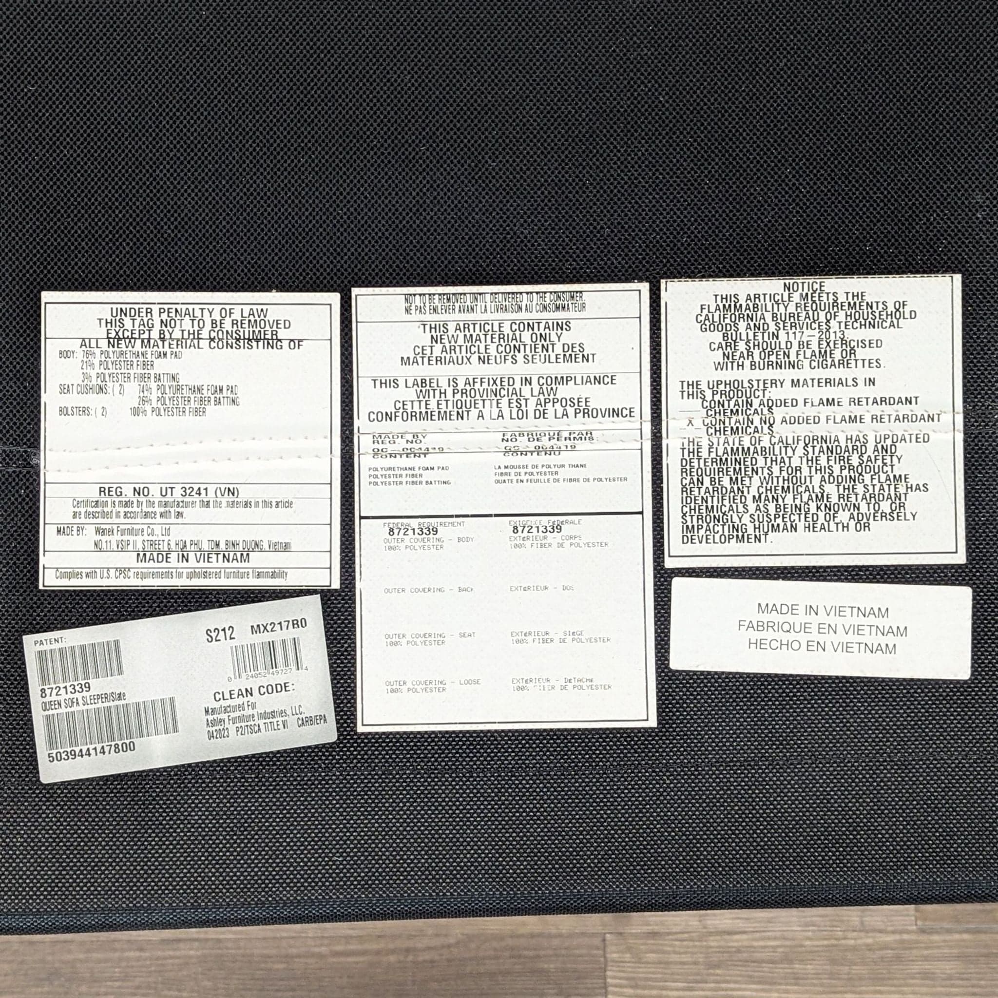 Ashley Furniture Altari Dark Gray Queen Sleeper Sofa – Comfortable Modern Pull-Out Couch - Thumbnail 8