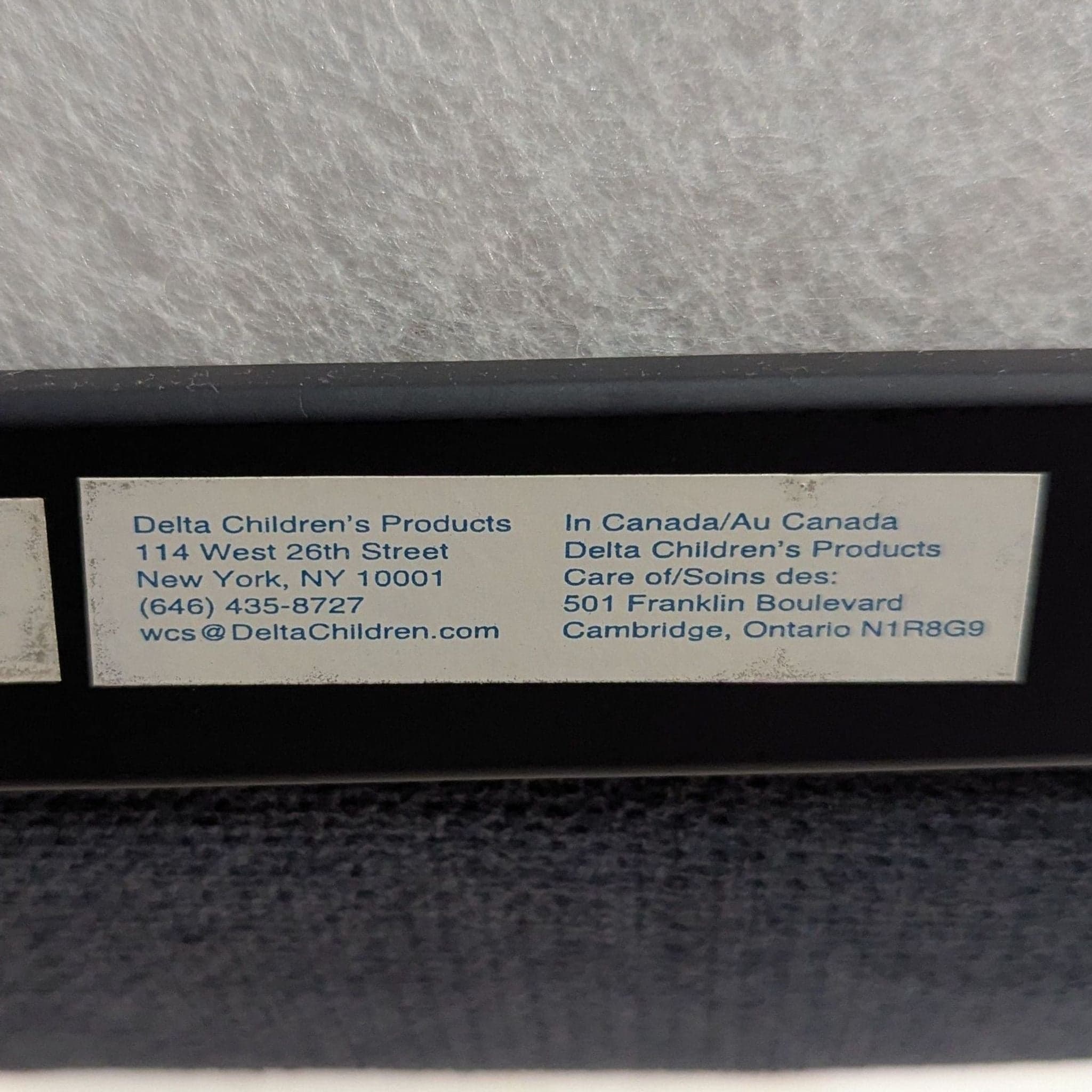 Delta Children Ella Modern Blue Rocking Chair for Nursery or Living Room - Thumbnail 6