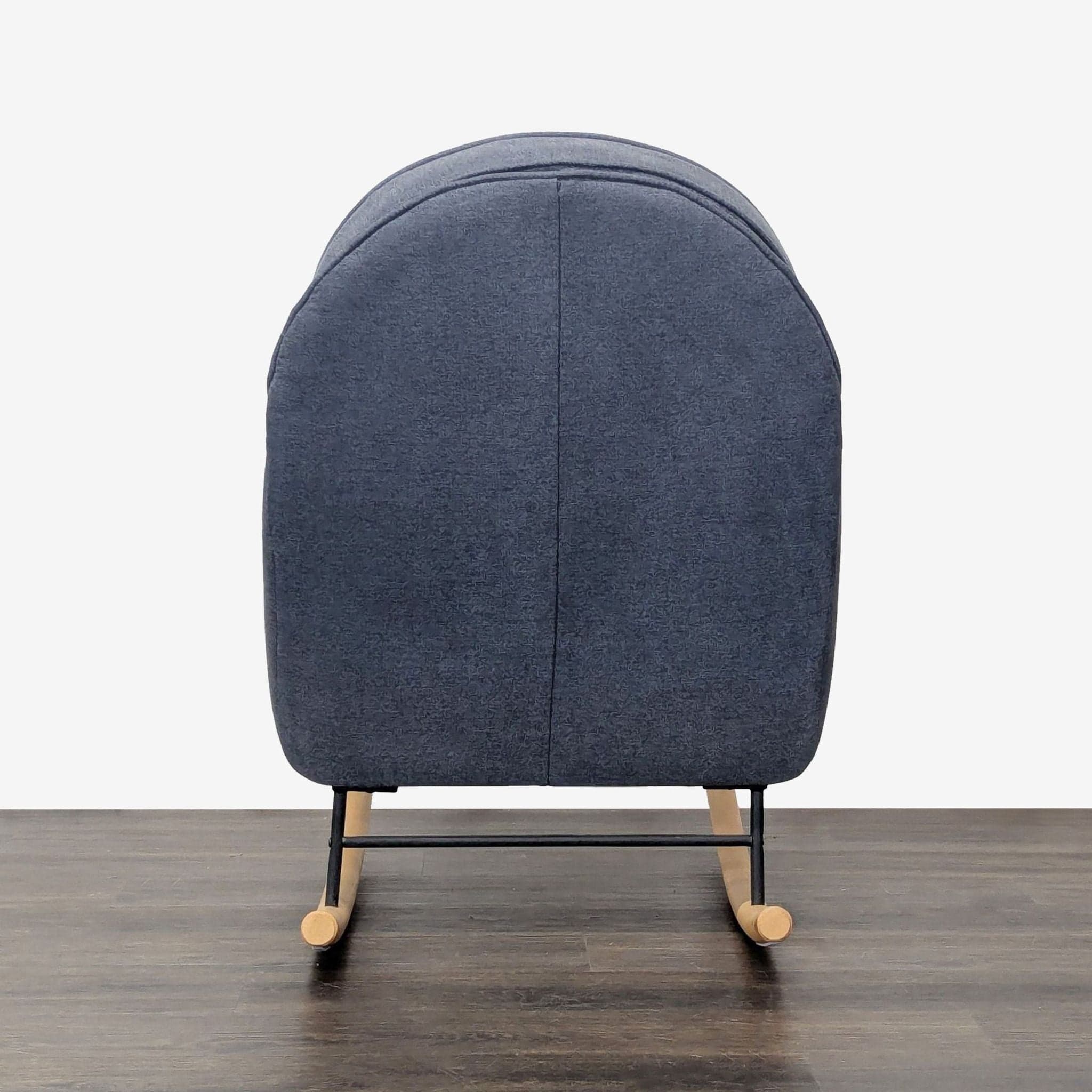 Delta Children Ella Modern Blue Rocking Chair for Nursery or Living Room - Thumbnail 7