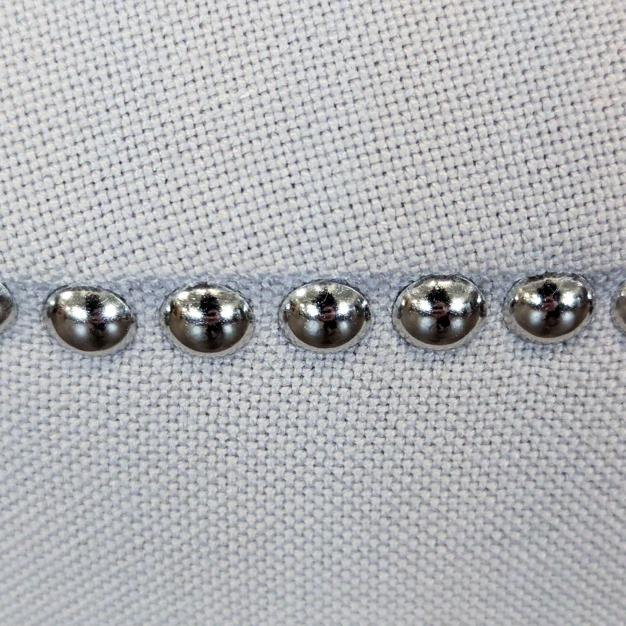 Safavieh Florentine Beige Linen Ottoman - Thumbnail 5