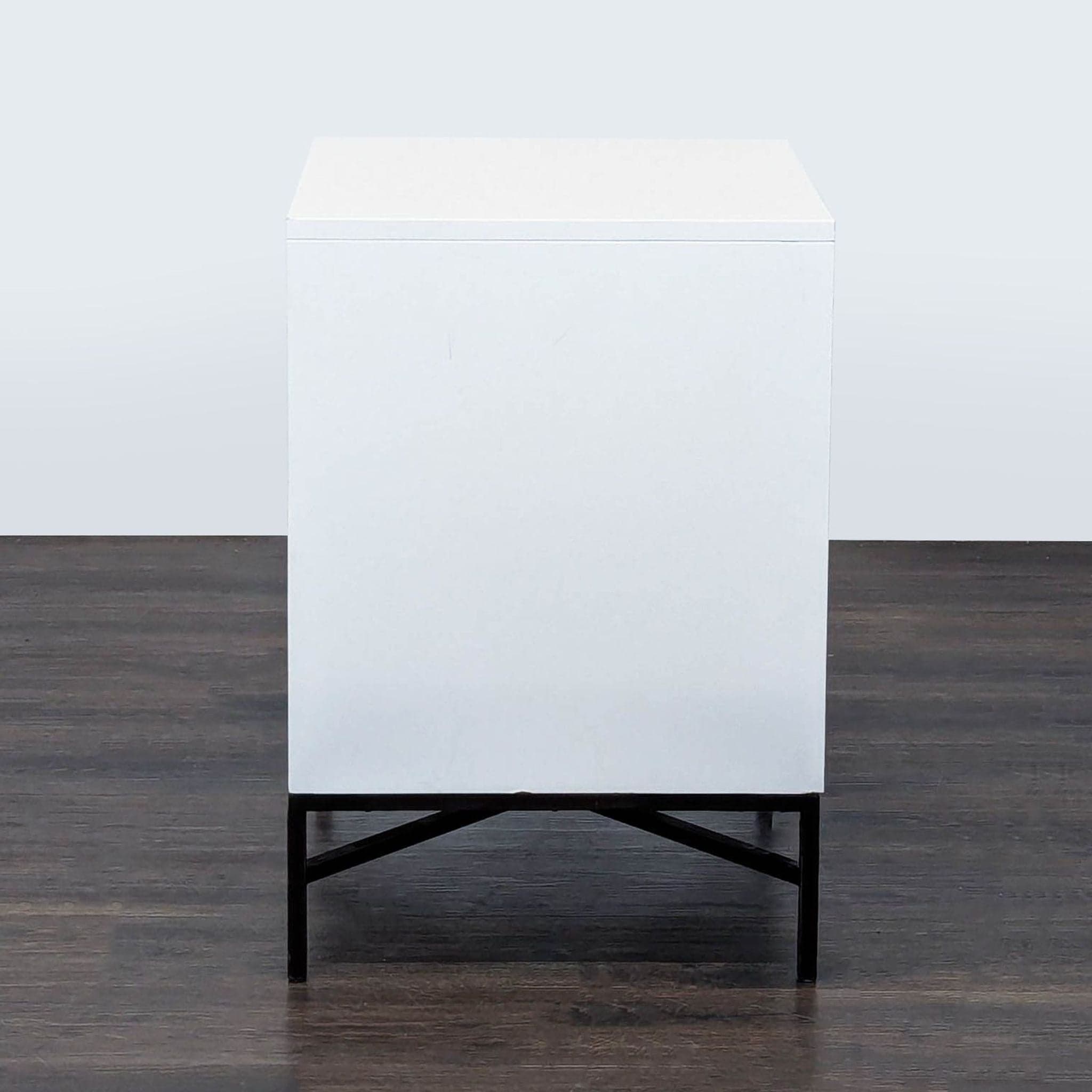 West Elm Wood Tiled Nightstand - Thumbnail 4