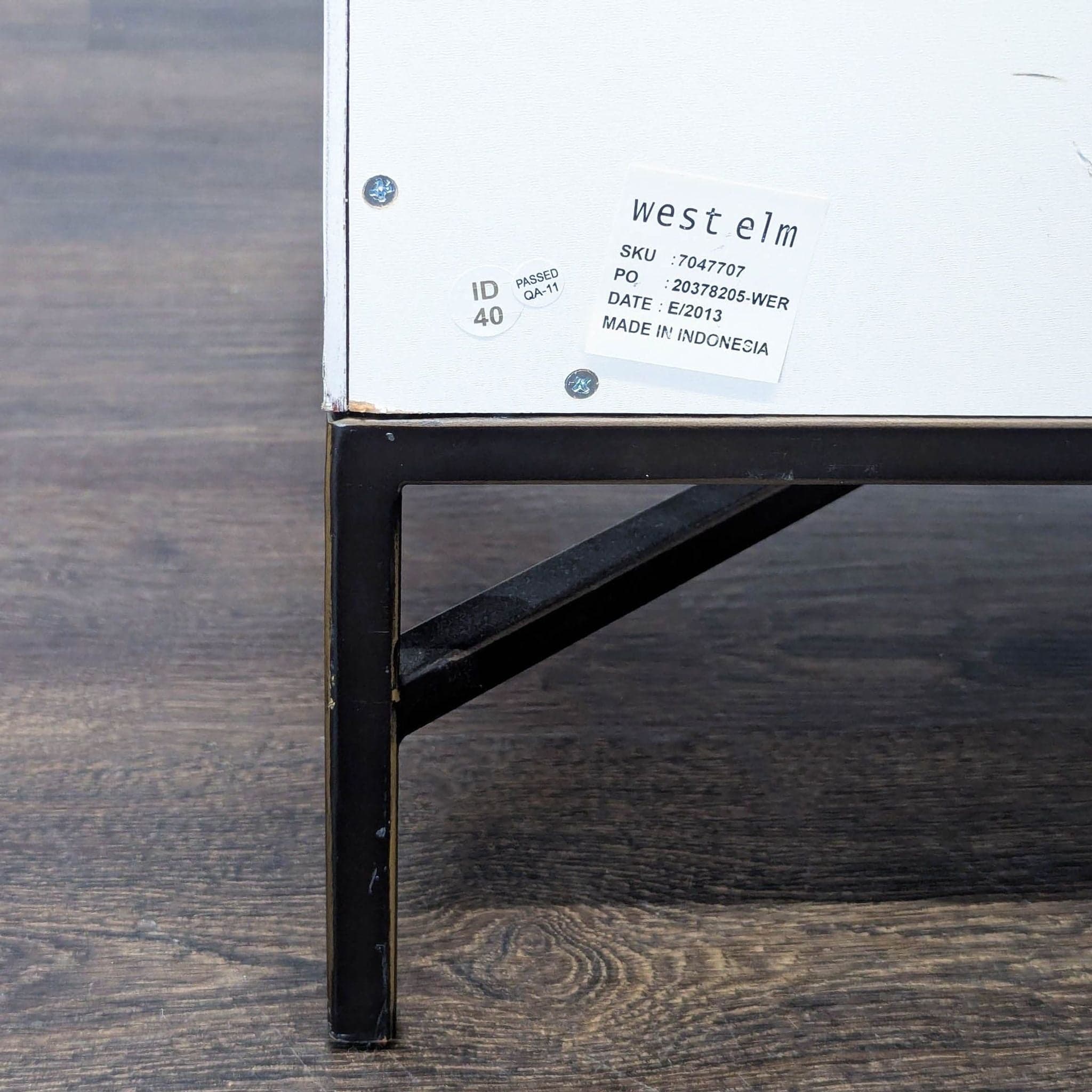 West Elm Wood Tiled Nightstand - Thumbnail 9