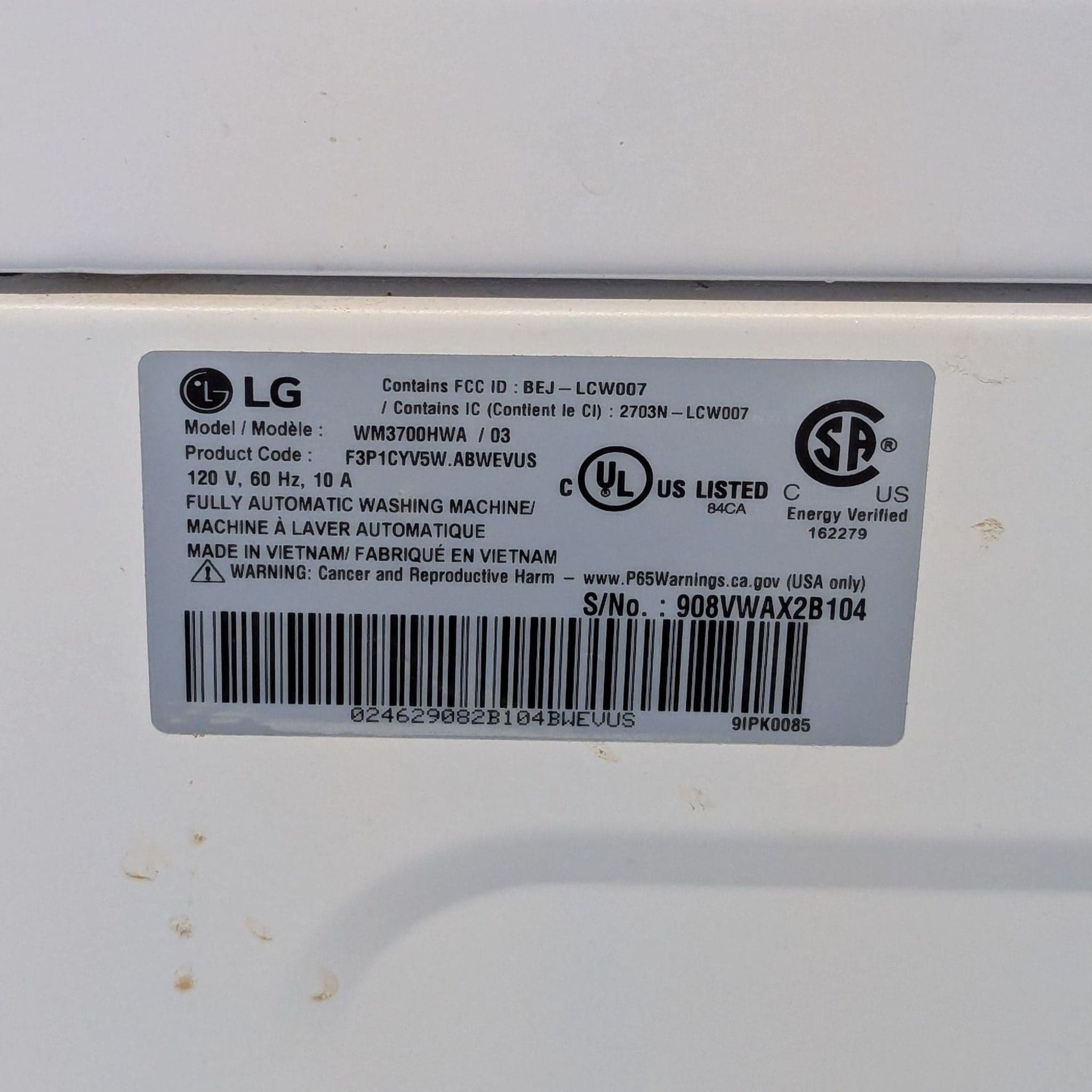LG Front Load Washer - Reliable and Efficient - Thumbnail 9
