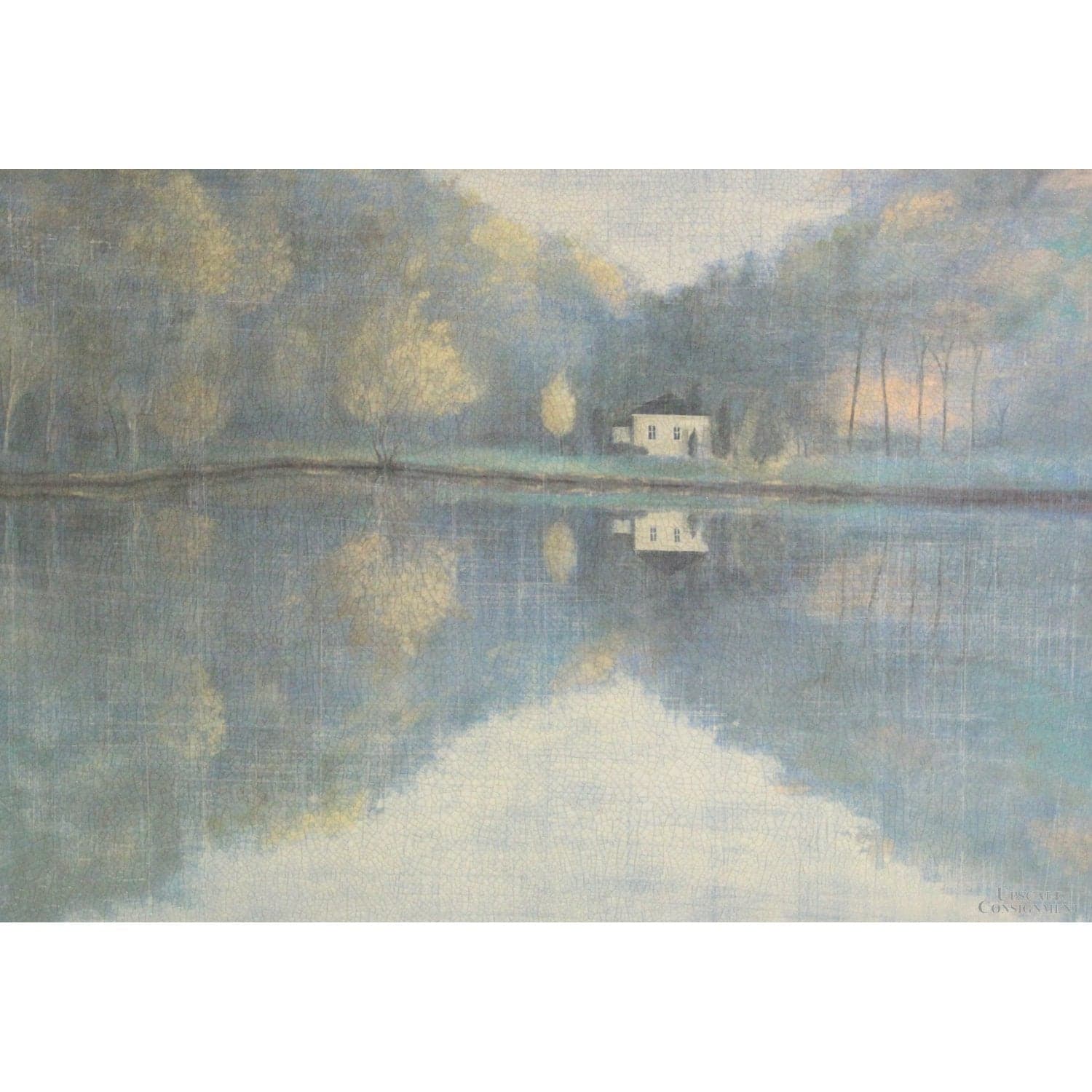 Framed Artwork - Manor Reflected in Still Water - Thumbnail 2