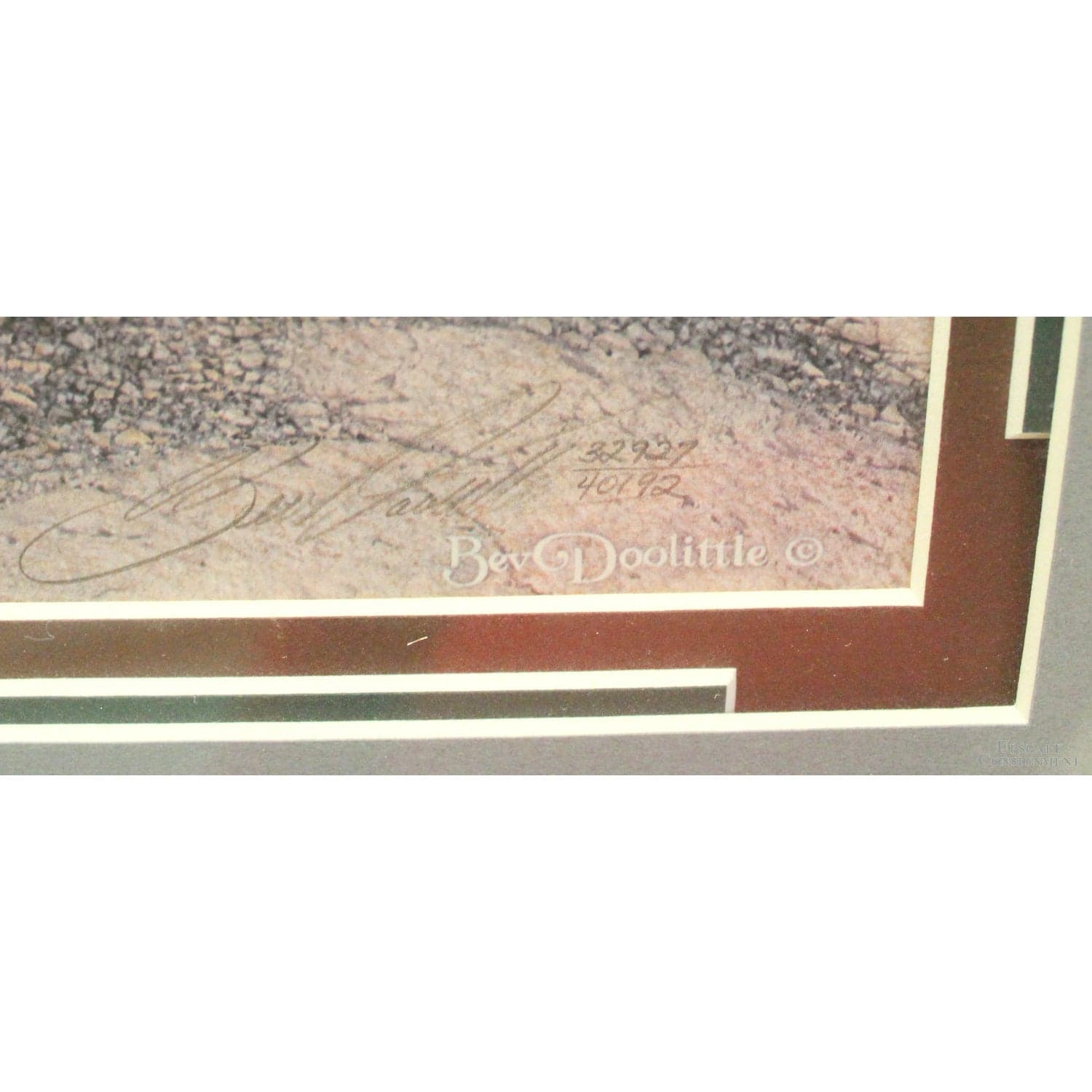 Framed Signed Limited Edition Print "Sacred Circle" by Bev Doolittle - Thumbnail 3