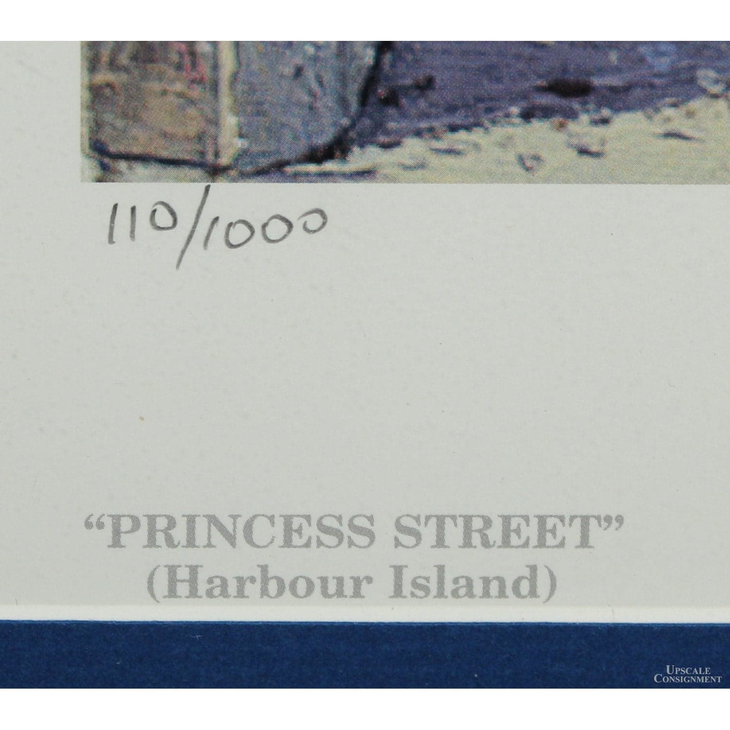 Framed Signed Limited Editon Print 'Princess Street' by Eddie Minnis - Thumbnail 5