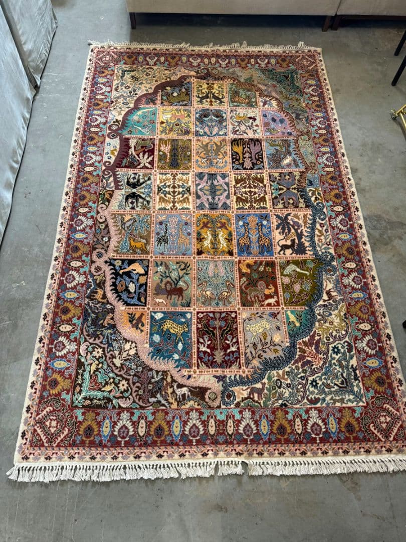80"x128" Moroccan Wool Rug - Image 1