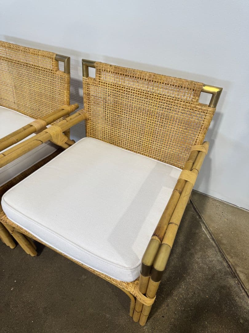 Serena and Lily Mattituck Rattan Armchair - Thumbnail 3