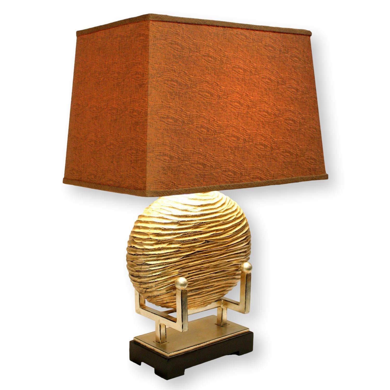 Uttermost Chiseled Gilt Orb Table Lamp - Thumbnail 2