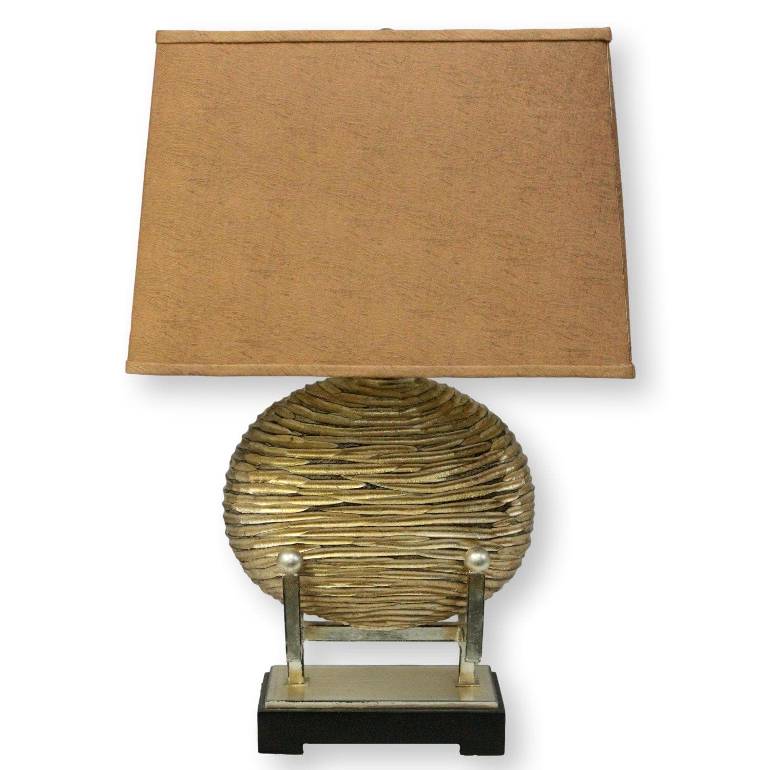 Uttermost Chiseled Gilt Orb Table Lamp