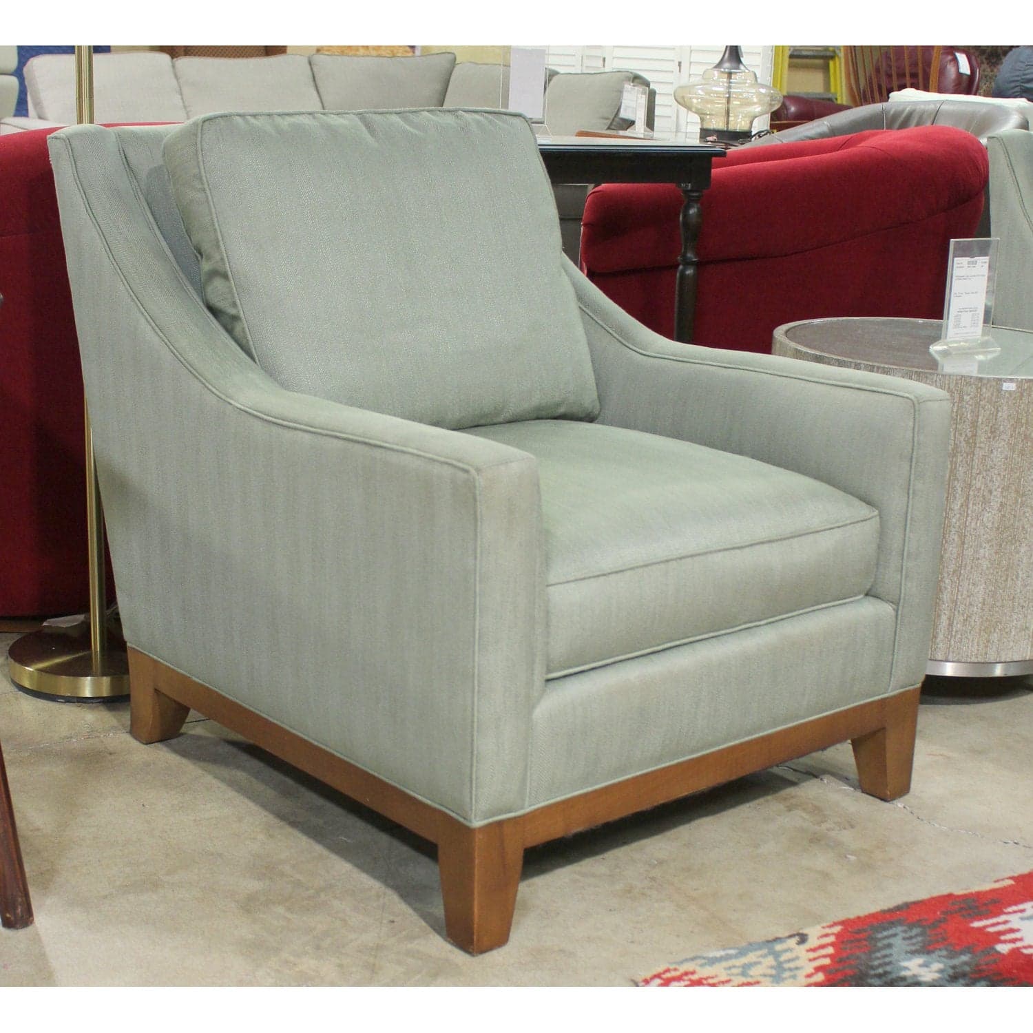 Taylor King Sage Club Chair - Sage - Thumbnail 2