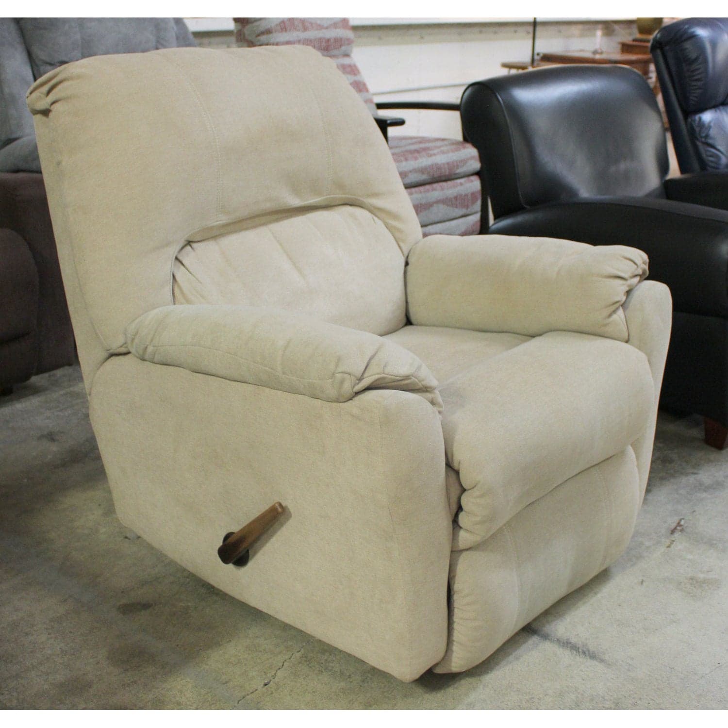 Southern Motion Beige Rocking Recliner - Beige - Thumbnail 2