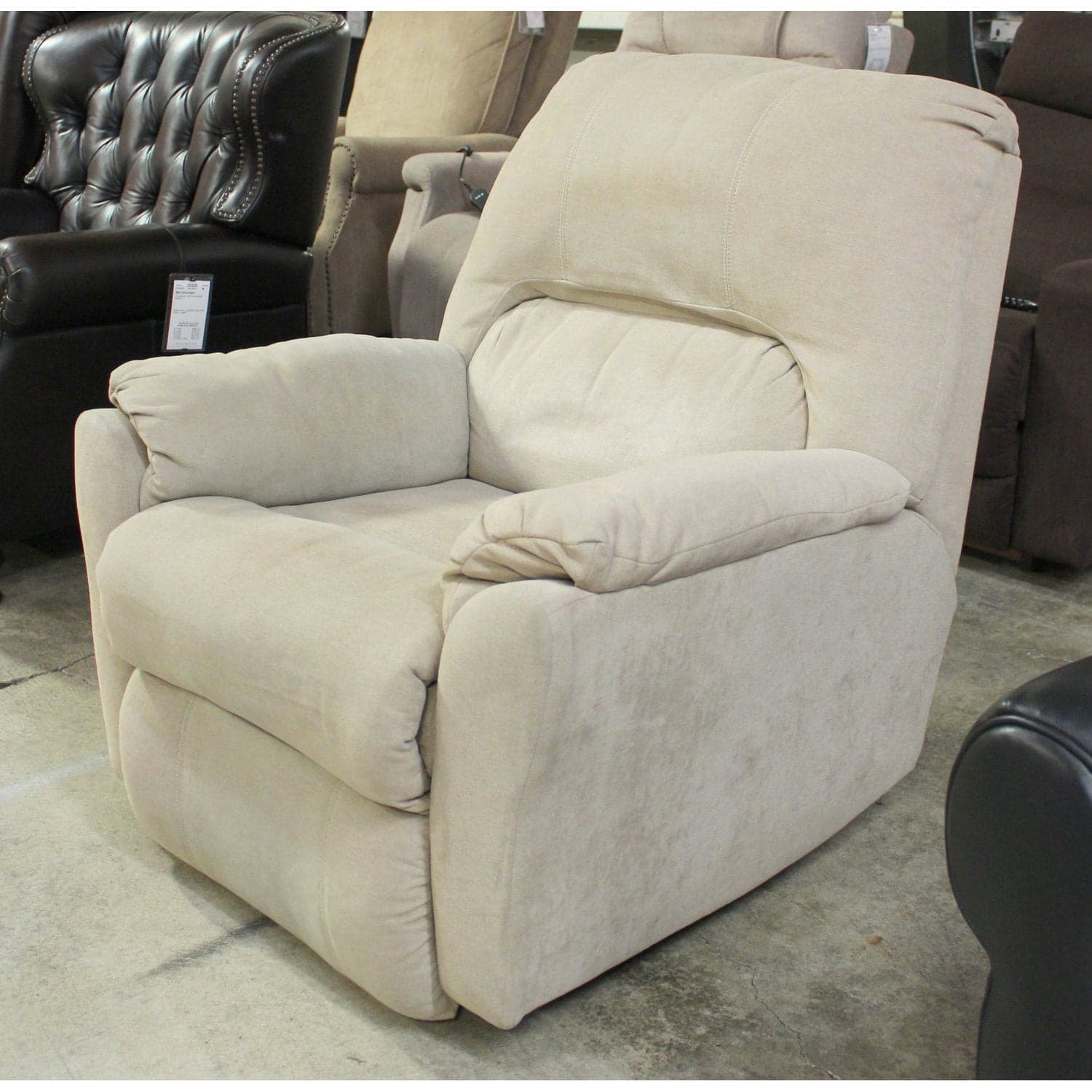 Southern Motion Beige Rocking Recliner - Beige - Thumbnail 3