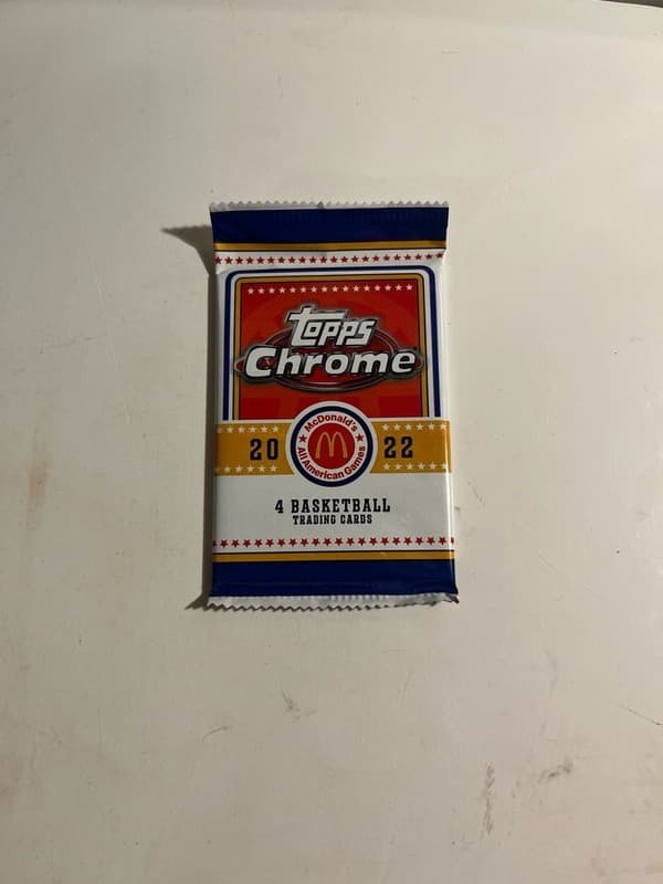 2022 Topps Chrome McDonald's All American Games Basketball Trading Card Pack